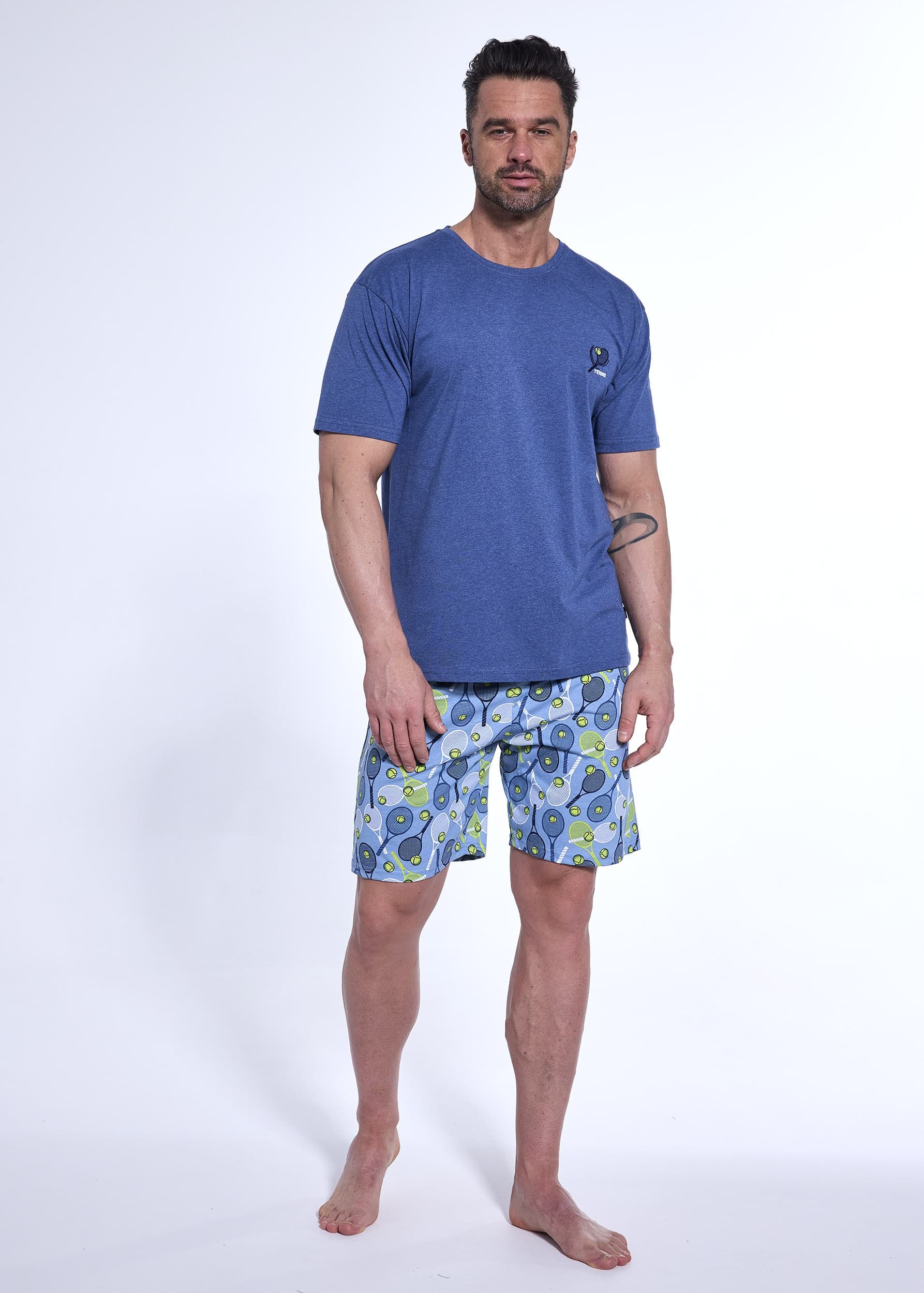 PIŻAMA MĘSKA 326/173 TENNIS KR