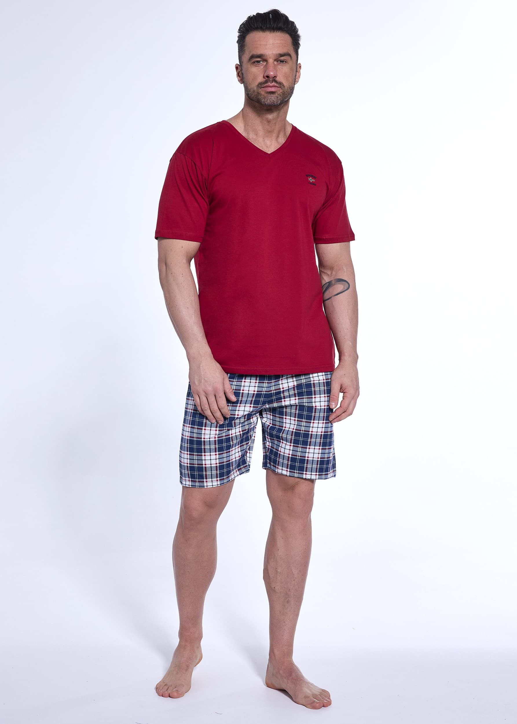 PIŻAMA MĘSKA 326/180 NORWAY KR