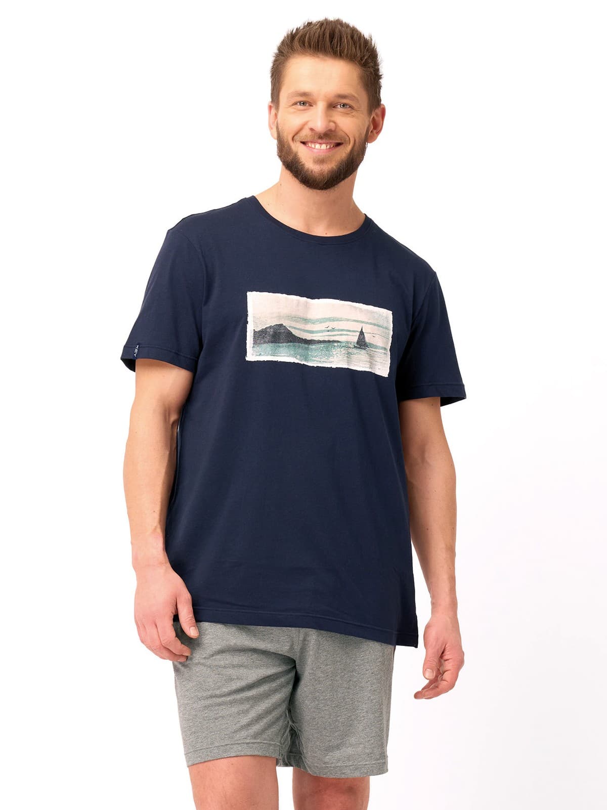 PIŻAMA MĘSKA MNS 606 KR