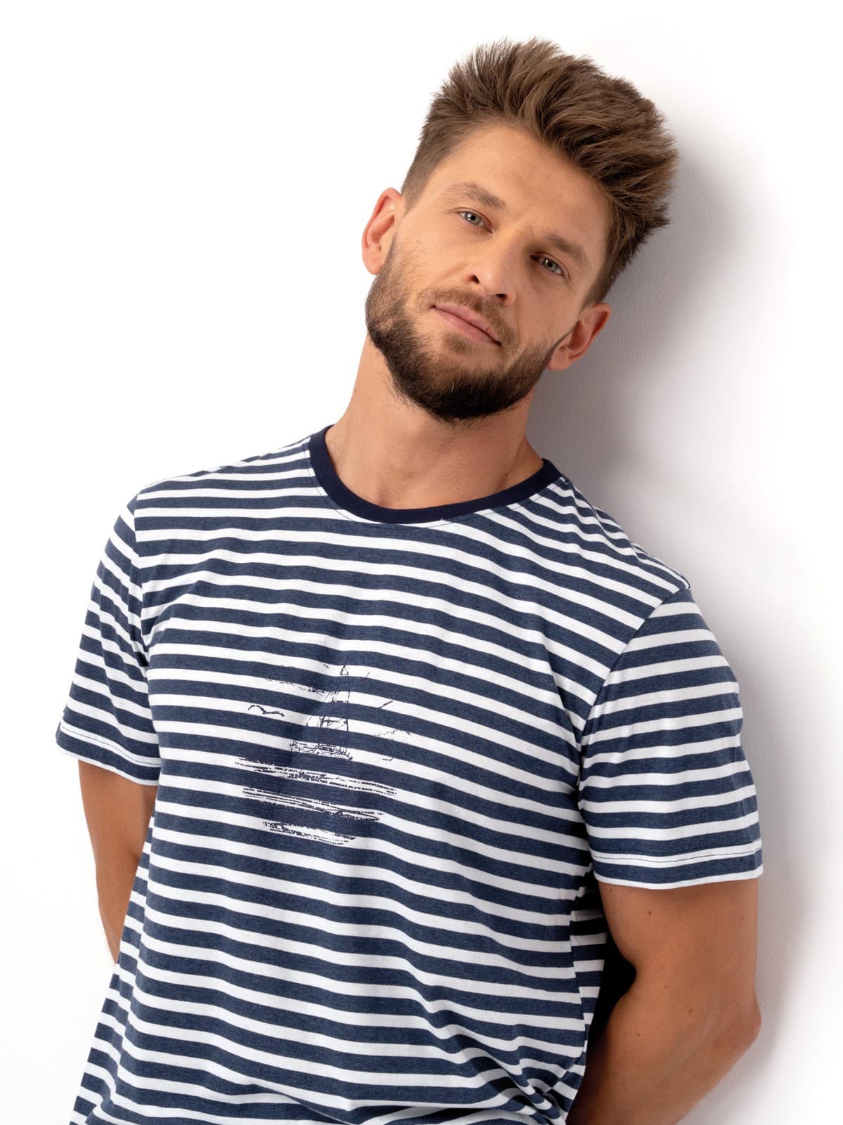 PIŻAMA MĘSKA MNS 344 KR