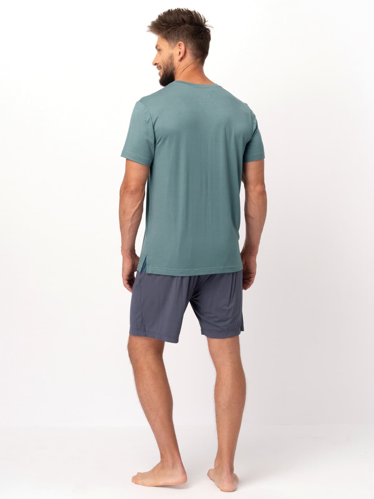 PIŻAMA MĘSKA BAMBUS MNS 750 KR R.3XL-4XL