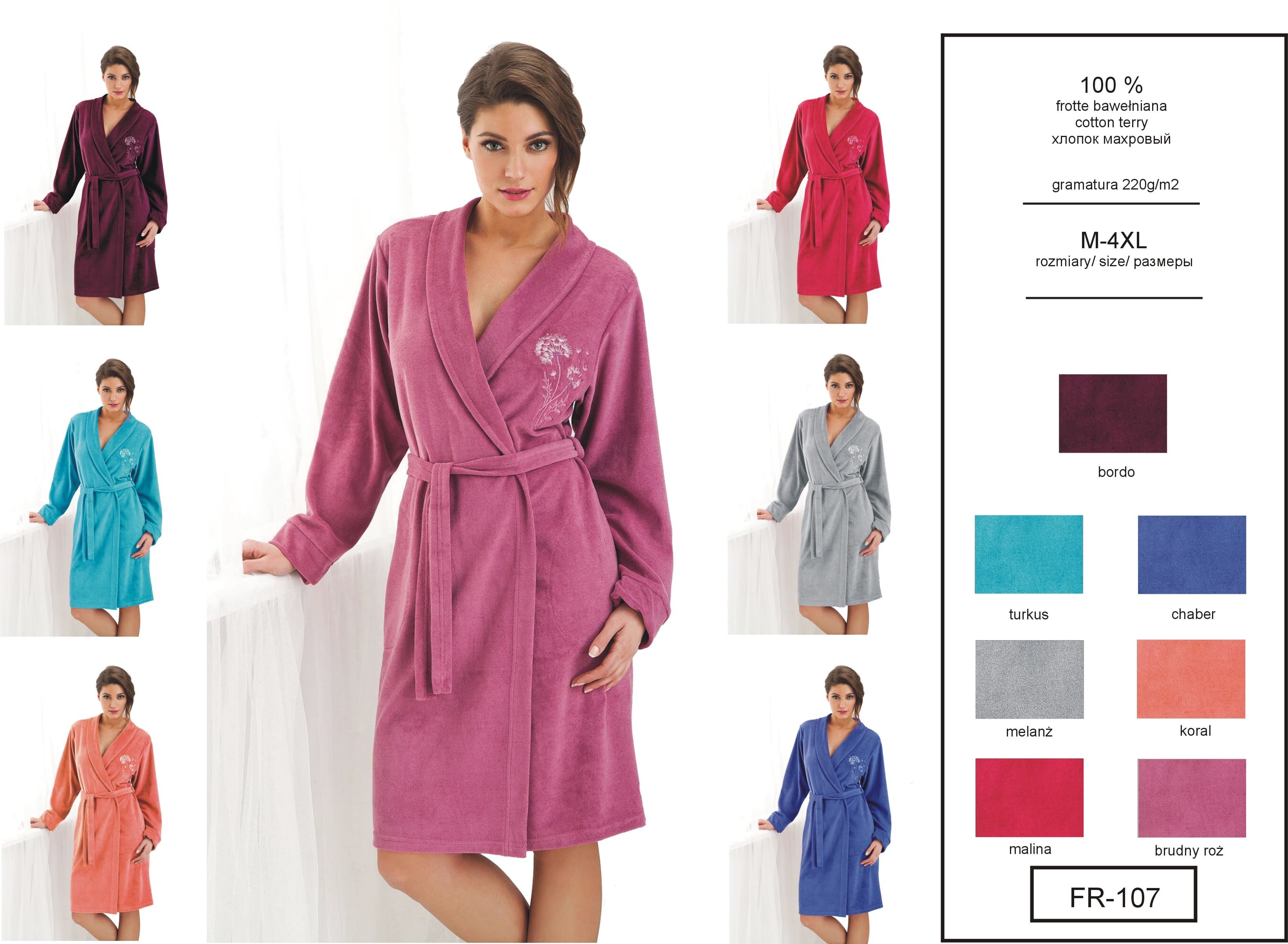 SZLAFROK FROTTE FR-107 R.3XL-4XL