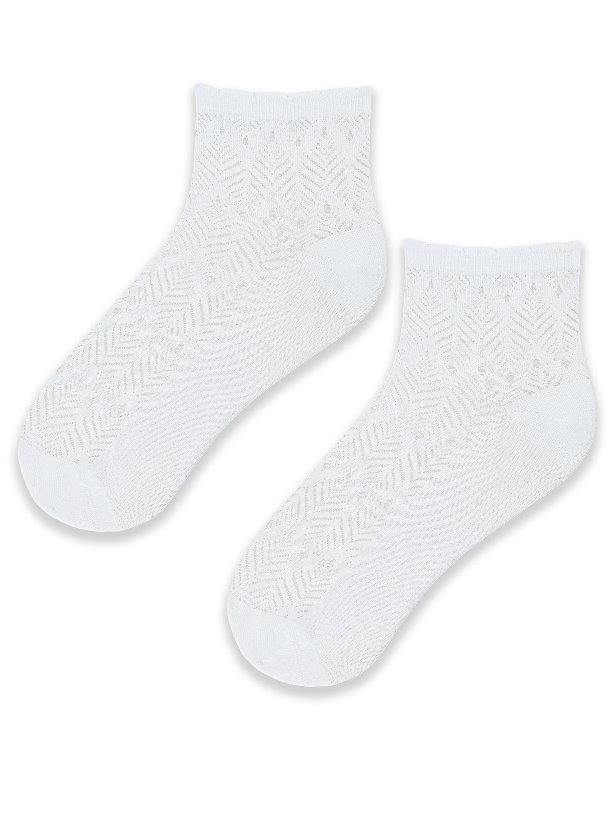 SKARPETY ŻAKARDOWE LIŚĆ SB118