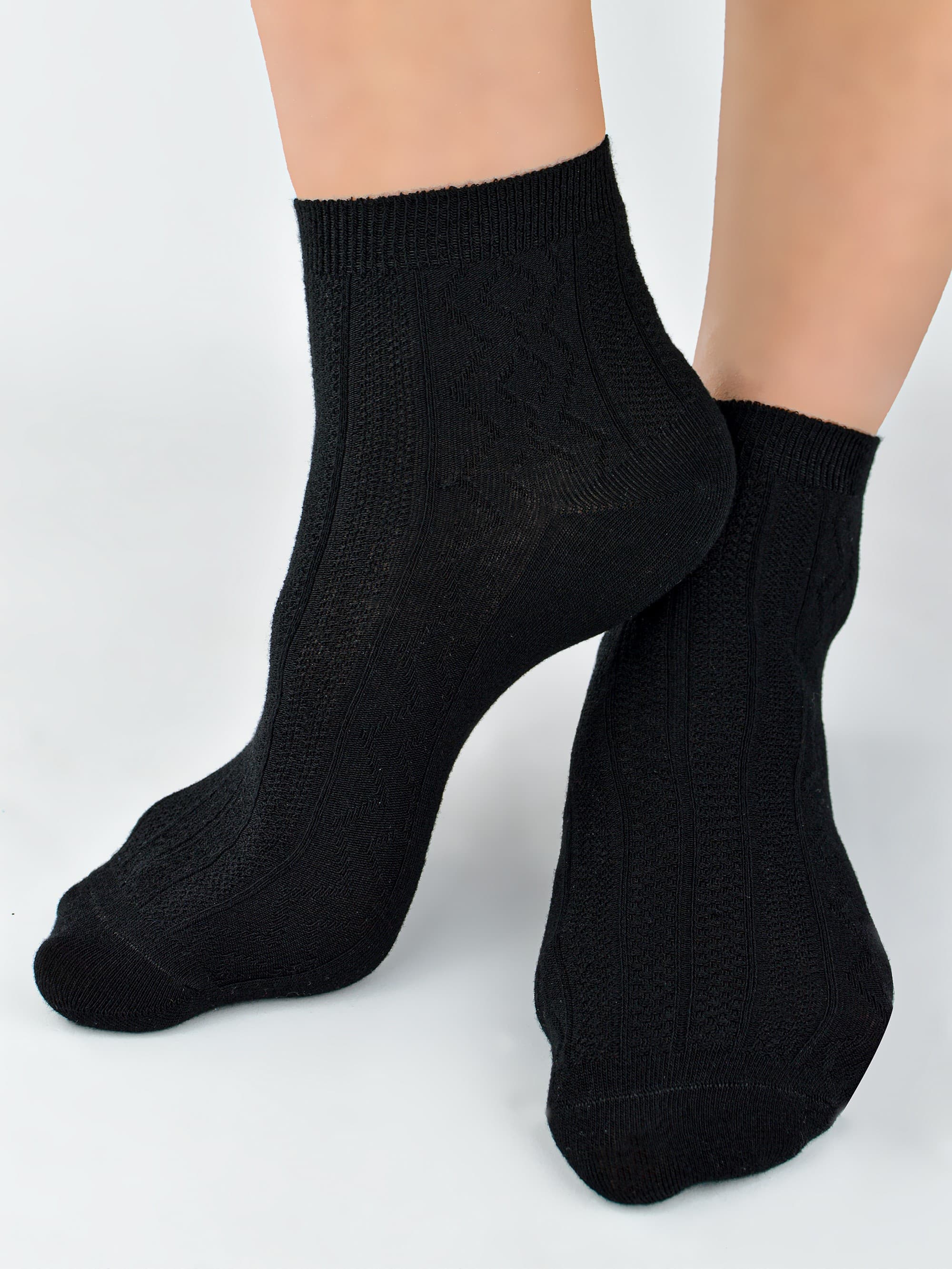 SKARPETY DAMSKIE Z JEDWABIEM FALA SB125