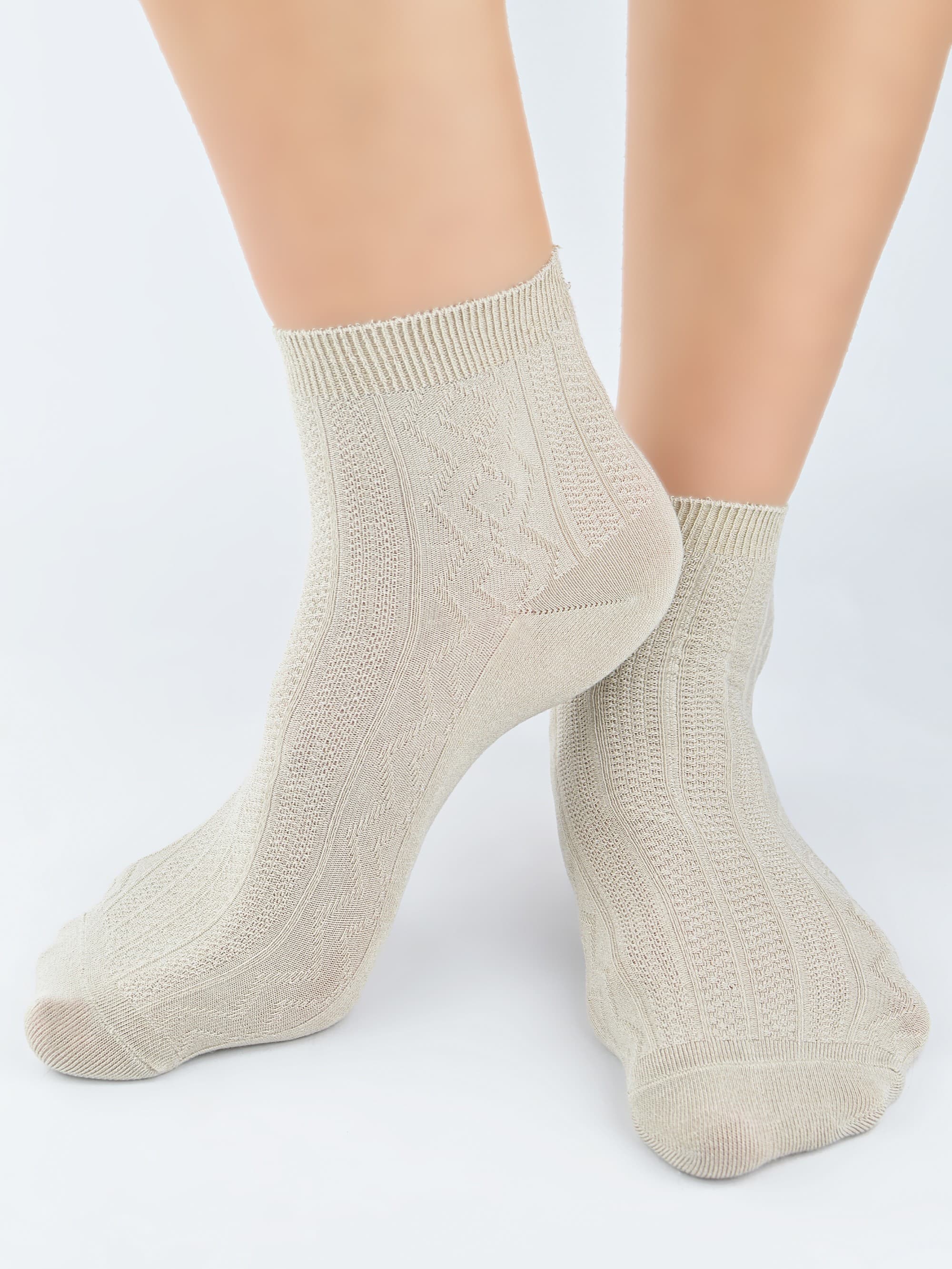 SKARPETY DAMSKIE Z JEDWABIEM FALA SB125