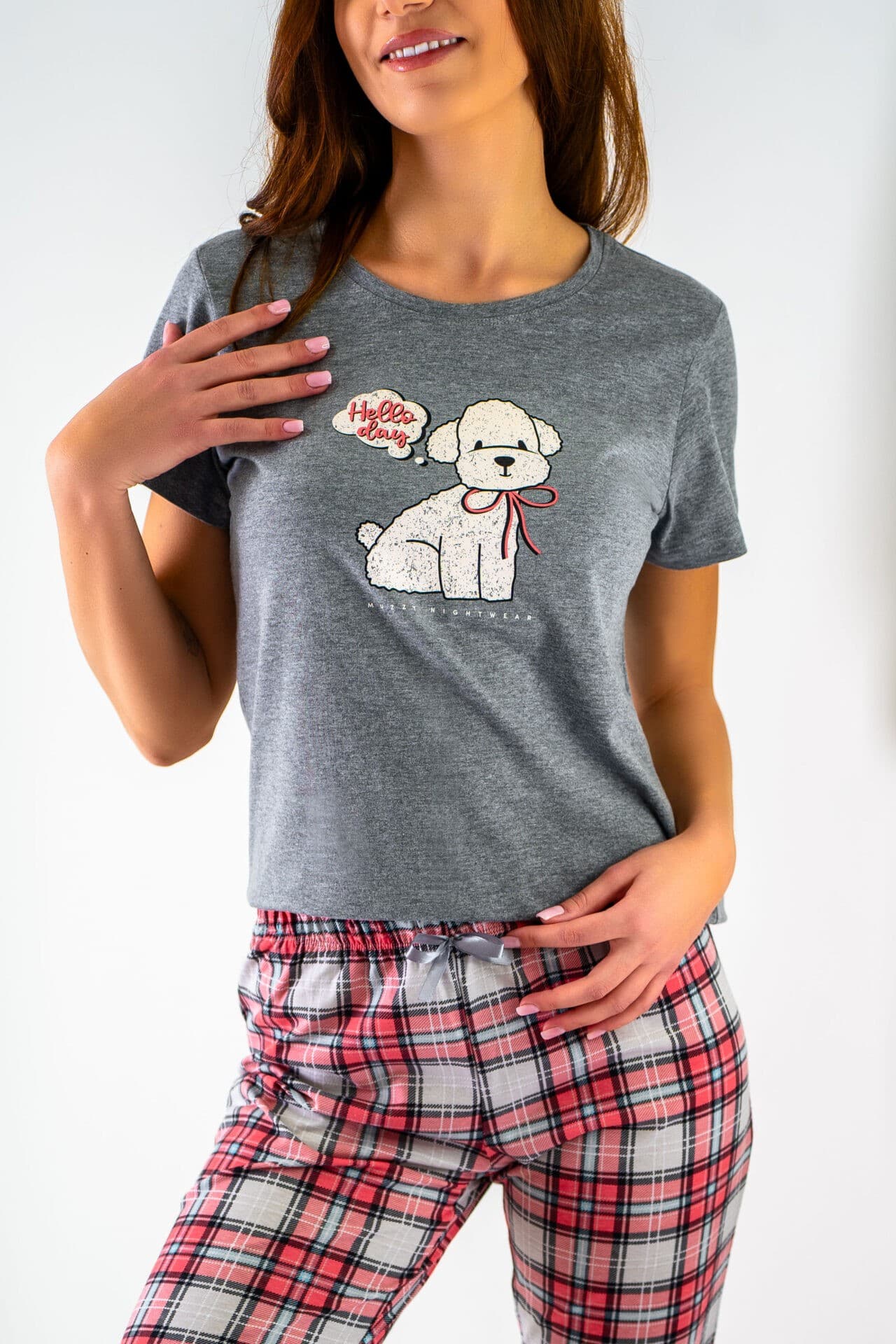 PIŻAMA DAMSKA SZCZENIACZEK KR