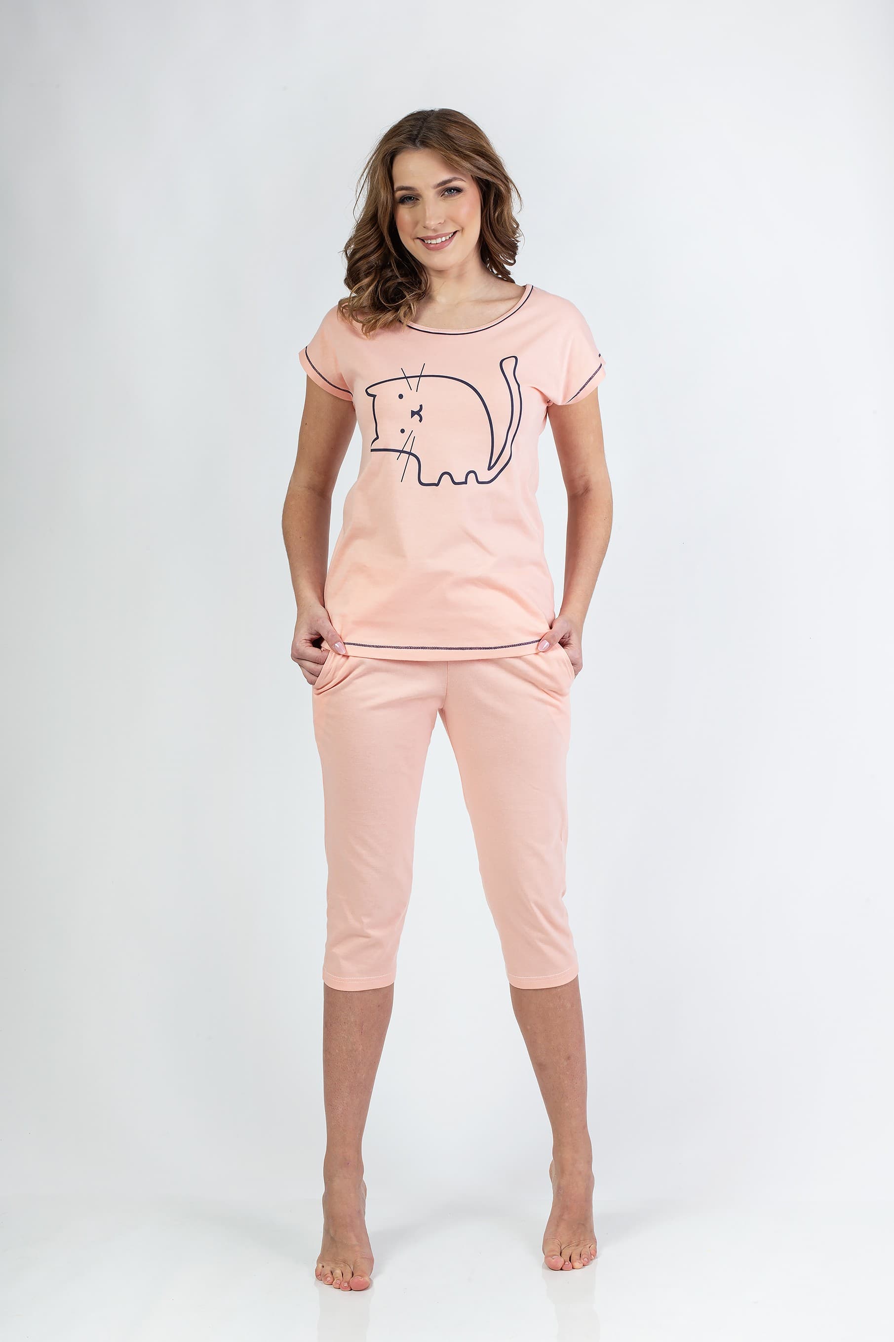 PIŻAMA DAMSKA 686 KR R.2XL-3XL