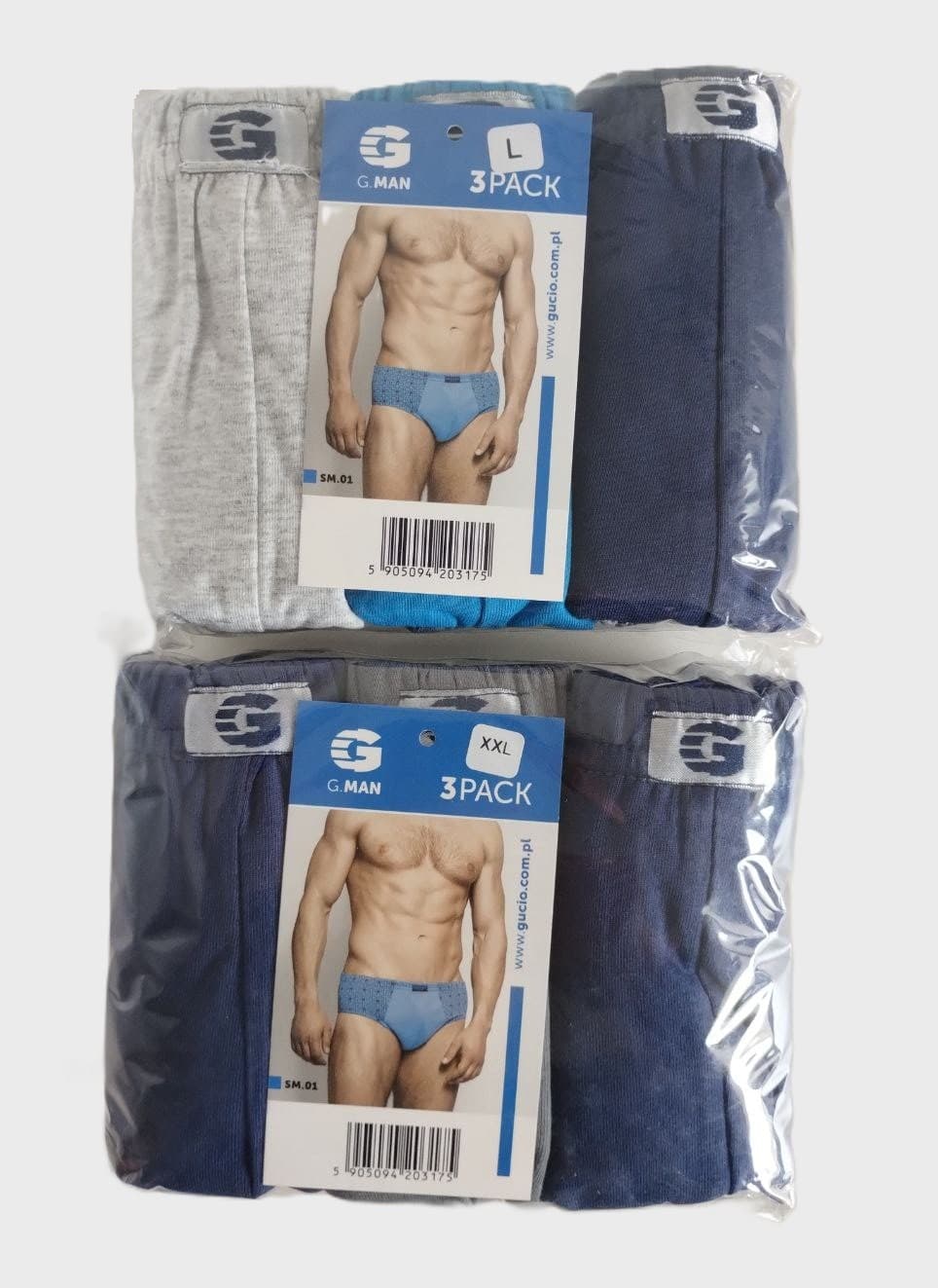 SLIPY MĘSKIE 3-PACK