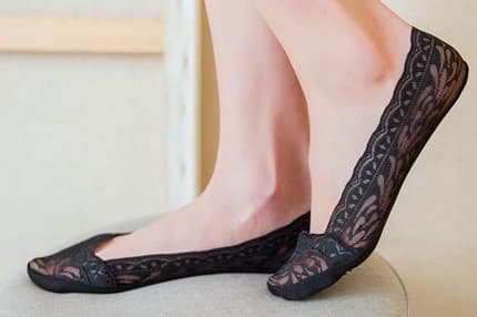 BALERINKI LASEROWE KORONKA ABS 1091