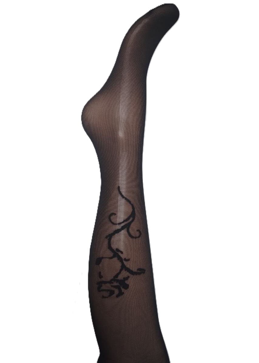 RAJSTOPY FLORETTE 20 DEN PLUS SIZE