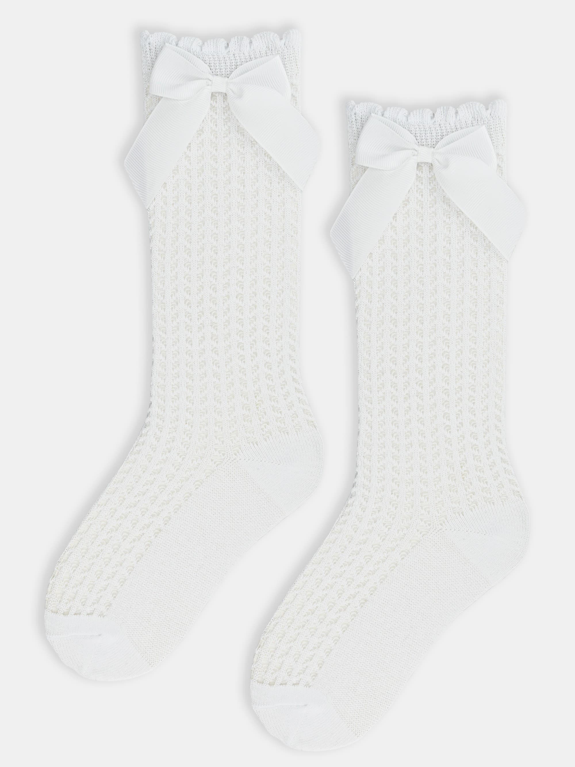 PODKOLANÓWKI DZIECIĘCE Z KOKARDKĄ SB111