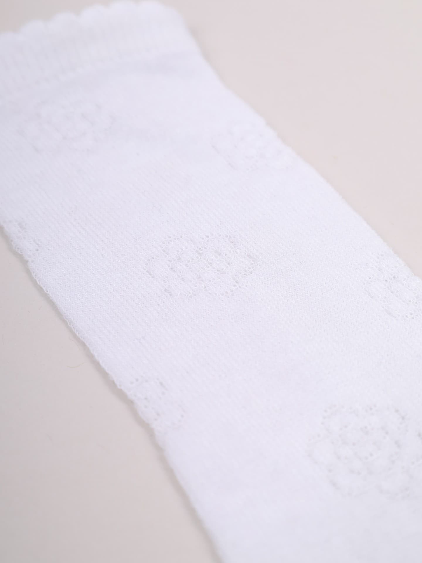 PODKOLANÓWKI AŻUROWE BIAŁE SKL-015