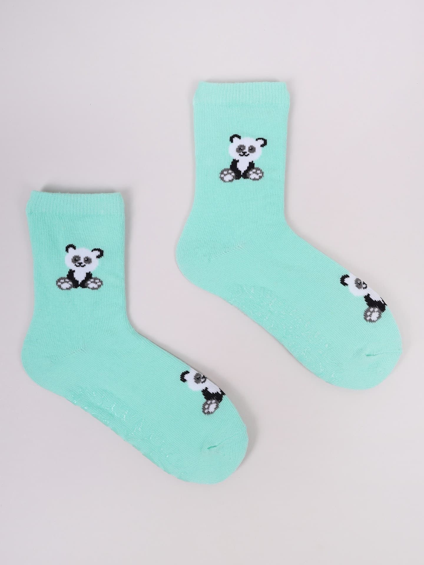 SKARPETY WZORZYSTE Z SILIKONEM SKA-0187