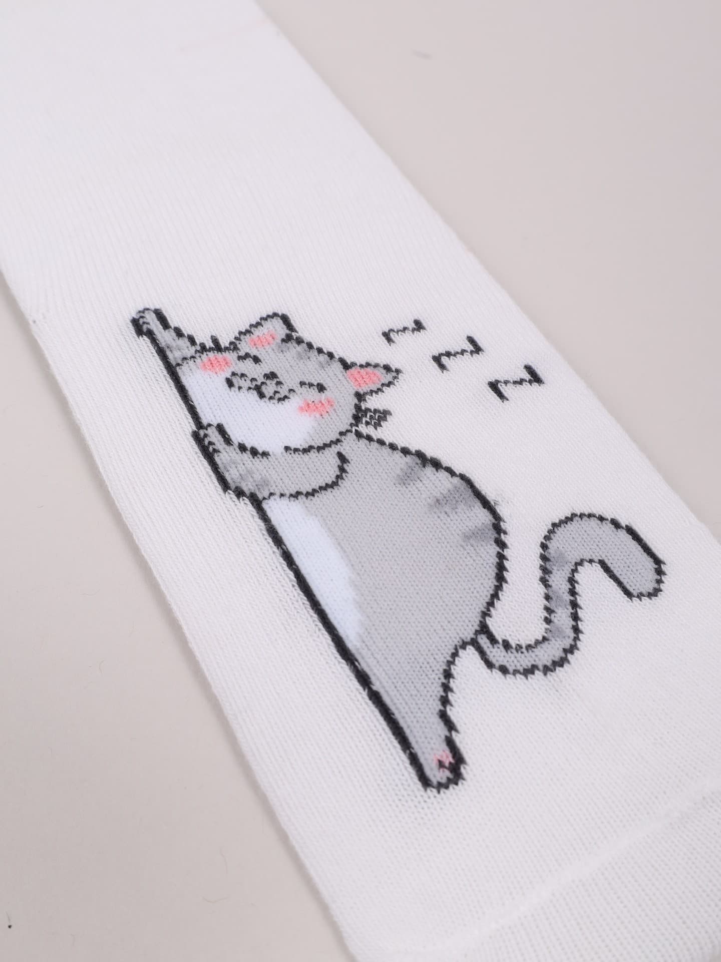 SKARPETY WZORZYSTE Z SILIKONEM SKA-0187