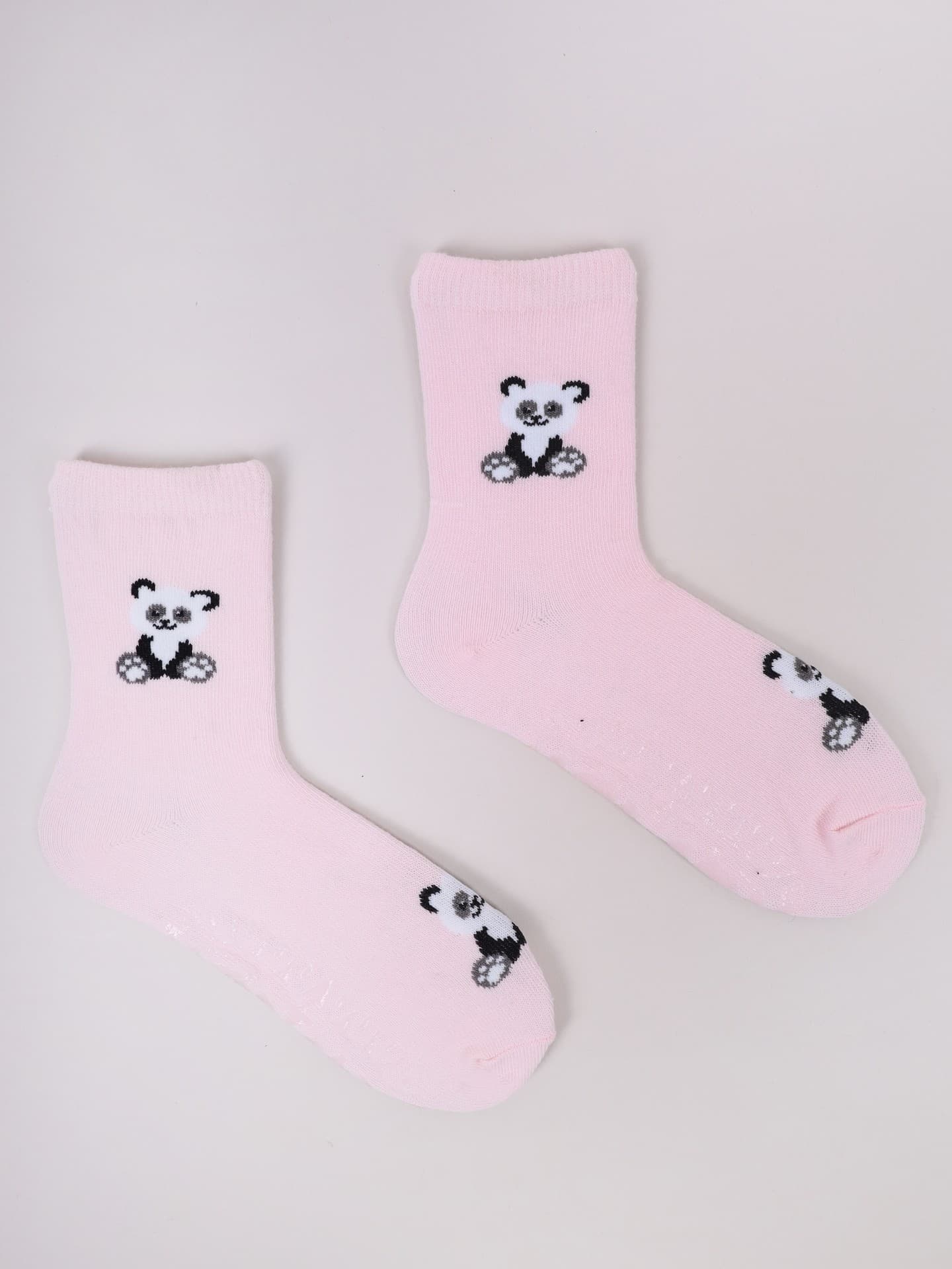 SKARPETY WZORZYSTE Z SILIKONEM SKA-0187