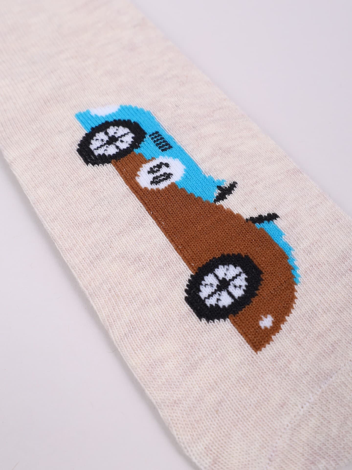 SKARPETY WZORZYSTE Z SILIKONEM SKA-0187