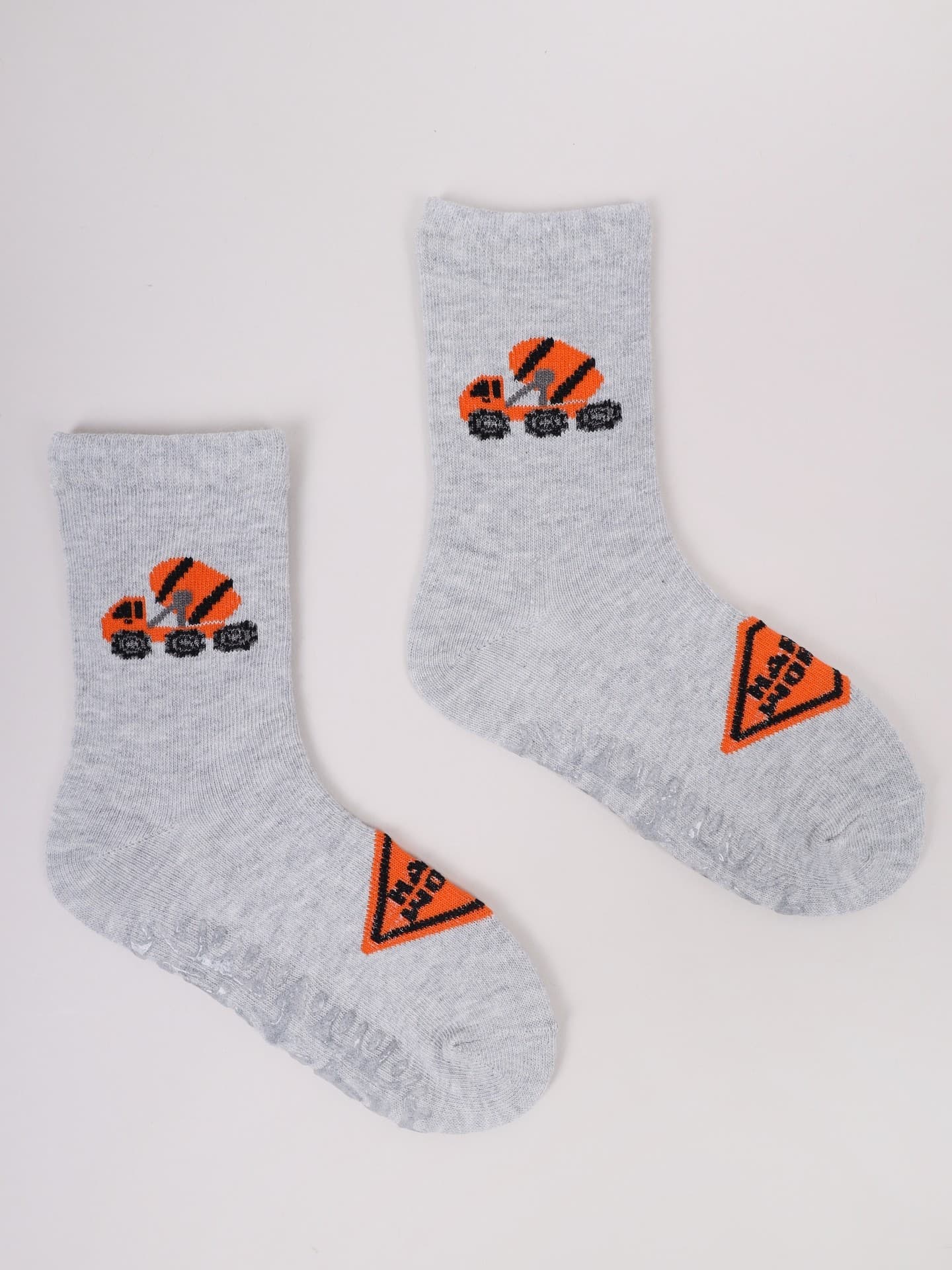 SKARPETY WZORZYSTE Z SILIKONEM SKA-0187