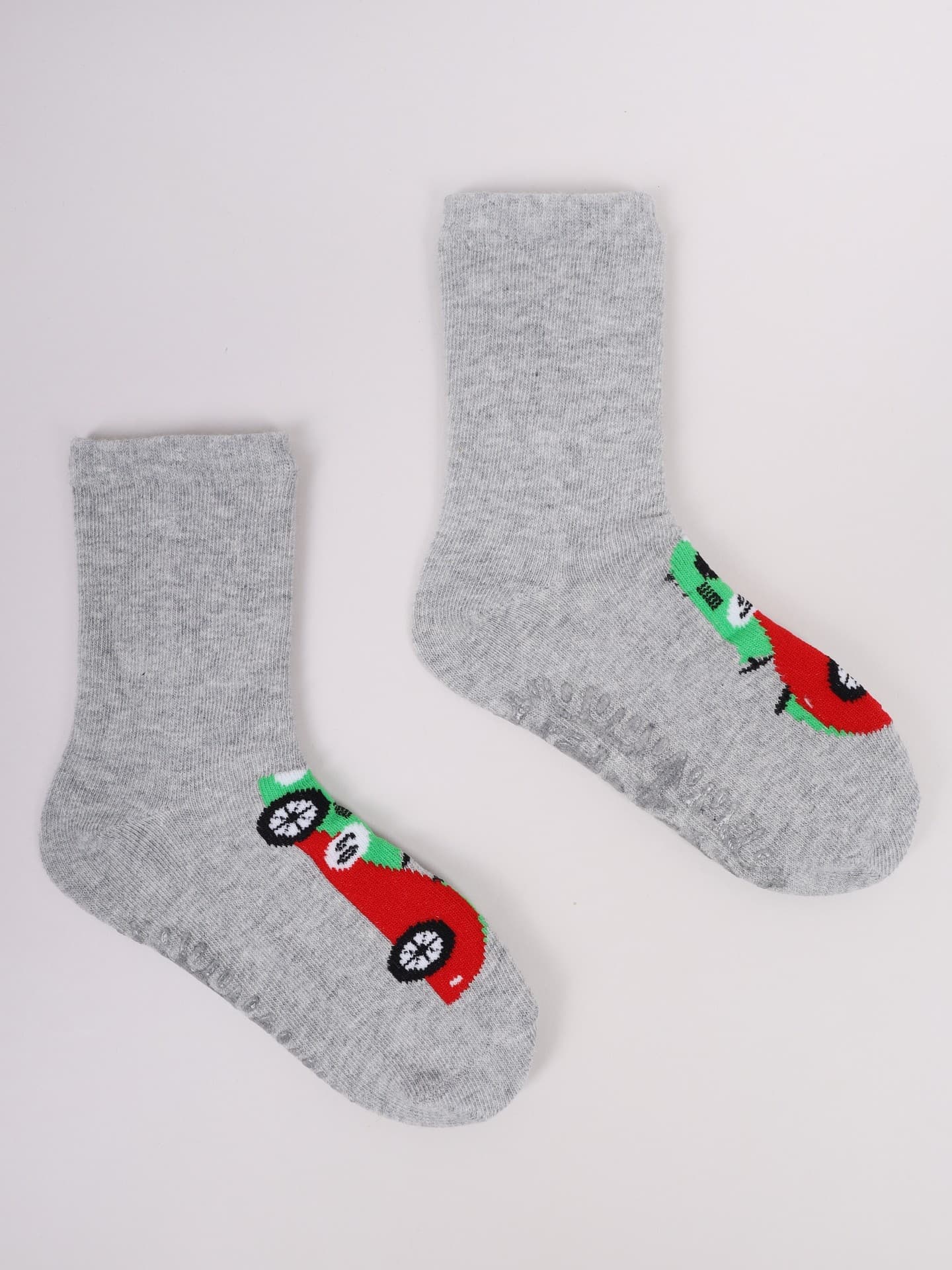 SKARPETY WZORZYSTE Z SILIKONEM SKA-0187