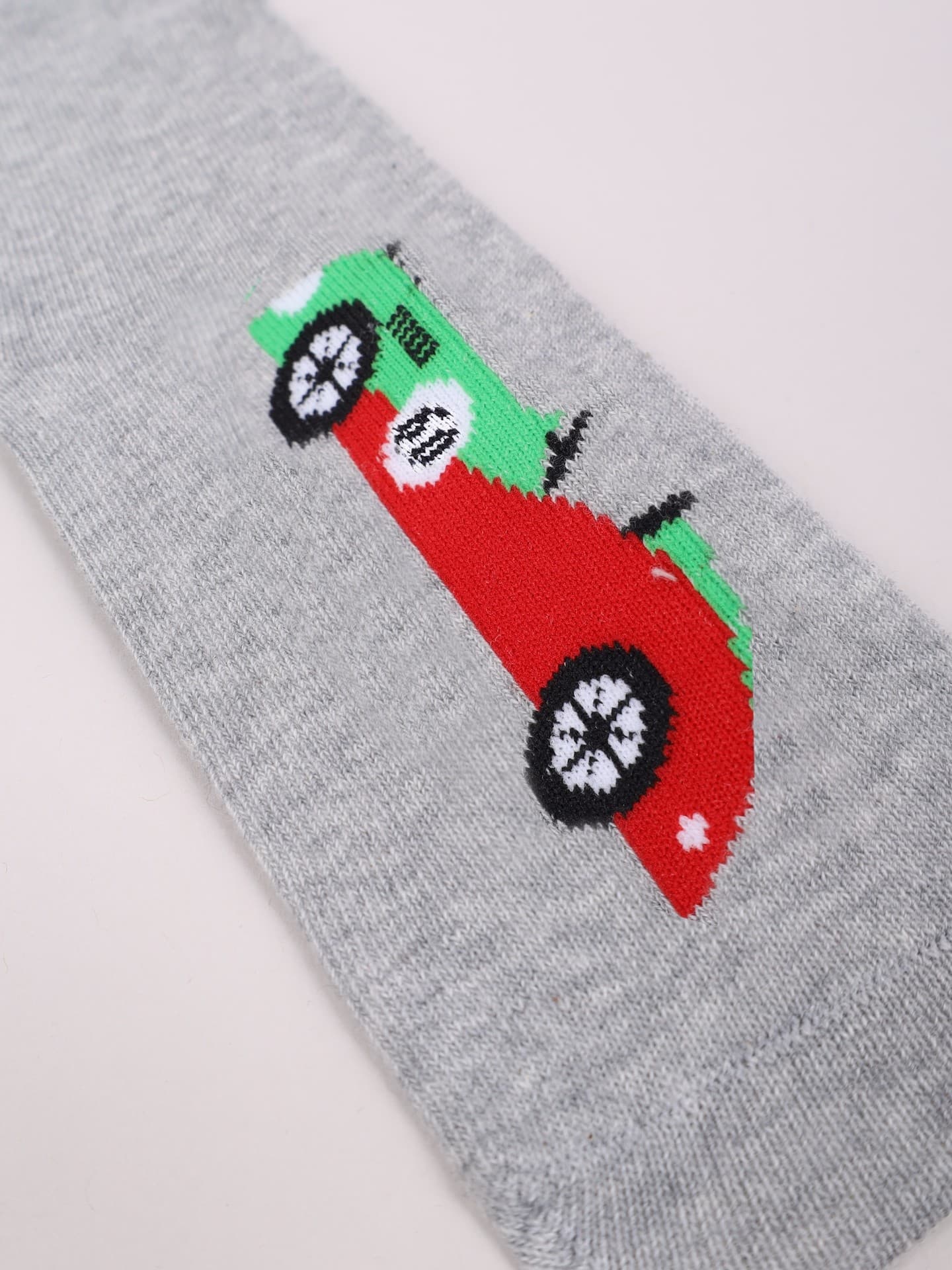 SKARPETY WZORZYSTE Z SILIKONEM SKA-0187