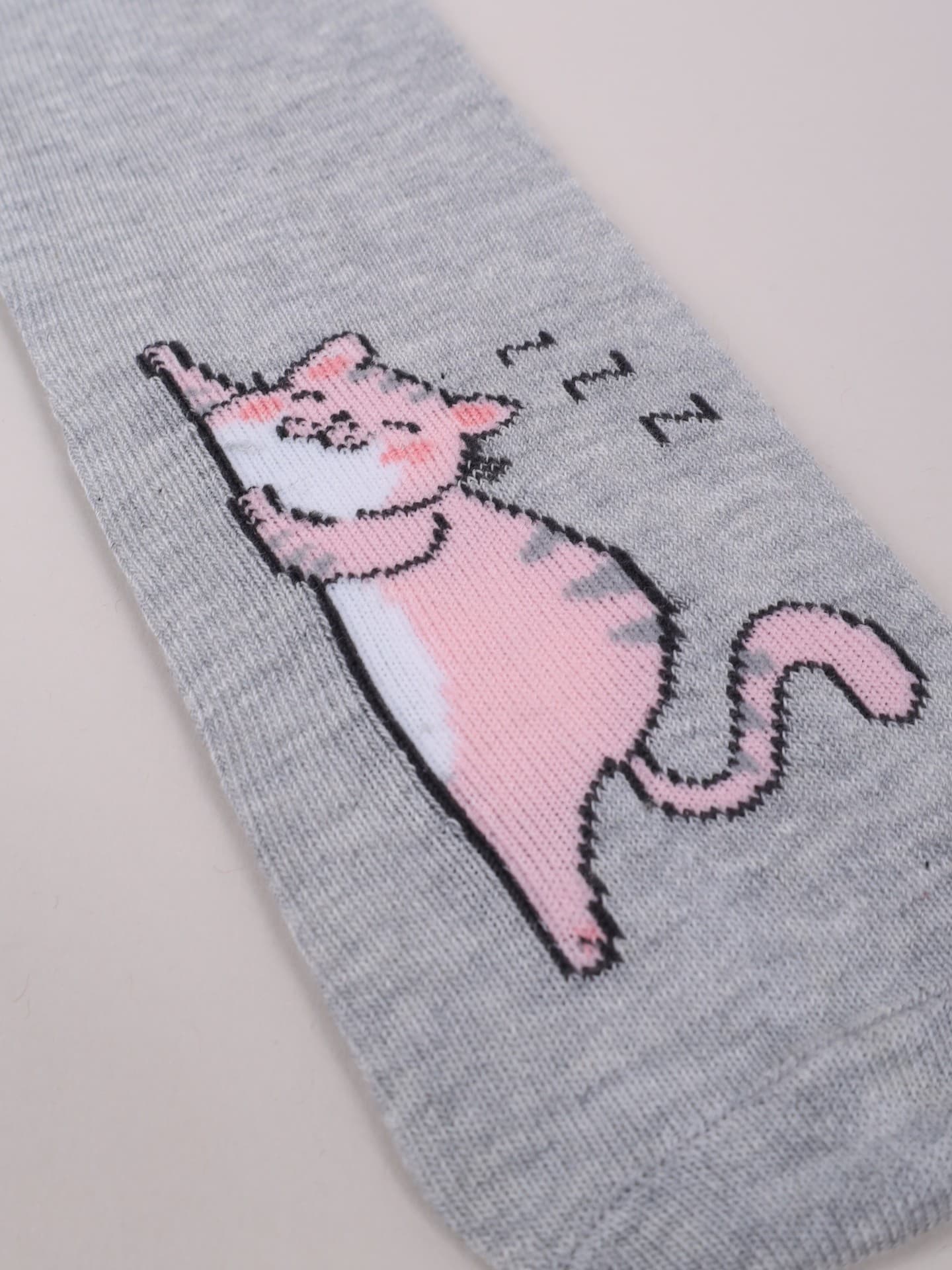 SKARPETY WZORZYSTE Z SILIKONEM SKA-0187