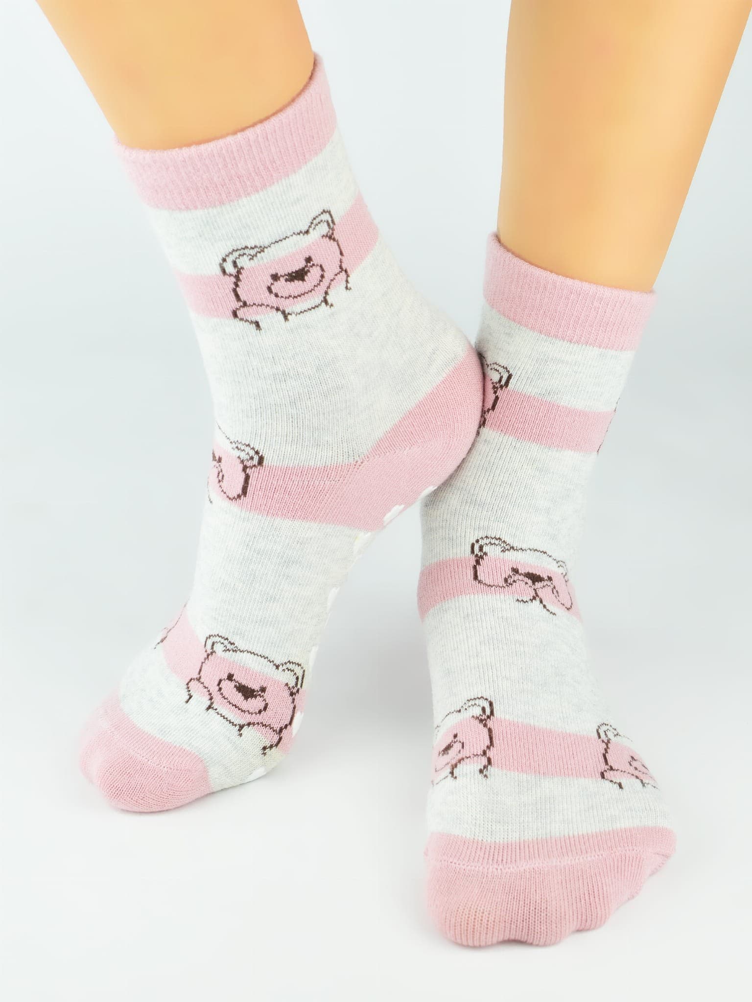 SKARPETY BAWEŁNIANE Z ABS SB007