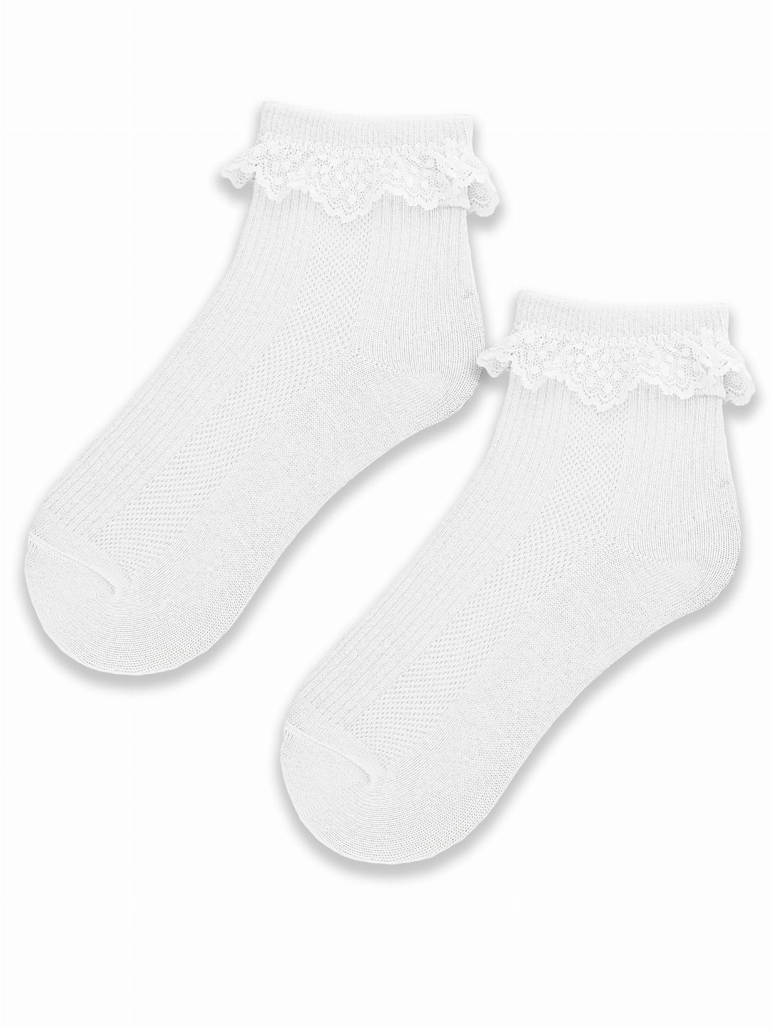 SKARPETY Z FALBANKĄ SB020 R.23-34