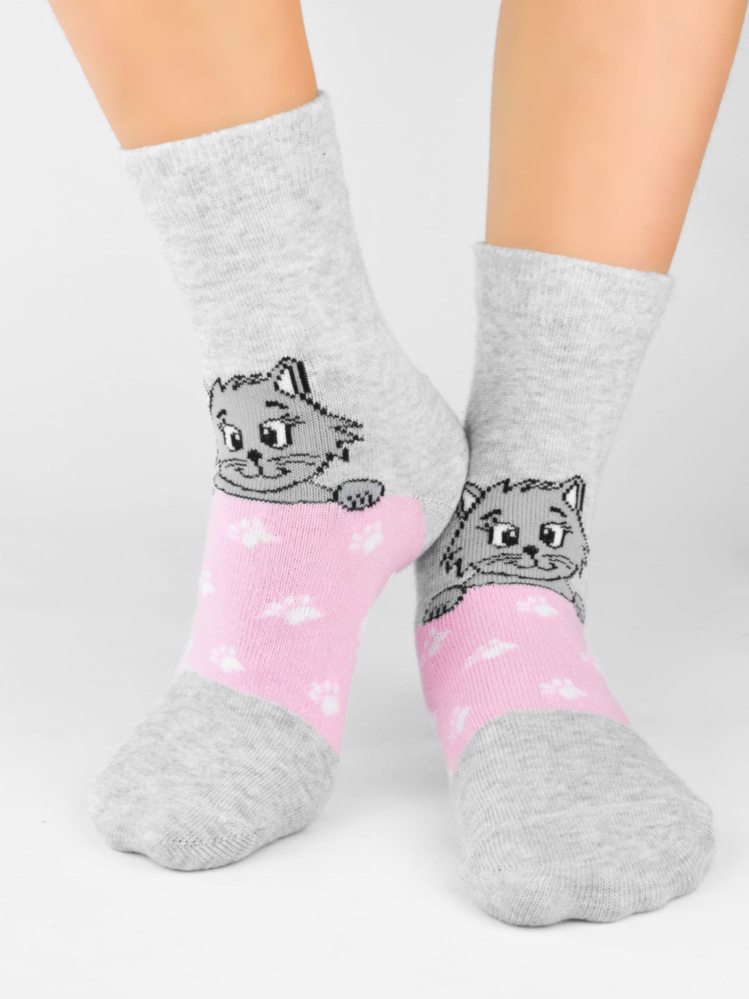 SKARPETY BAWEŁNIANE Z ABS SB007