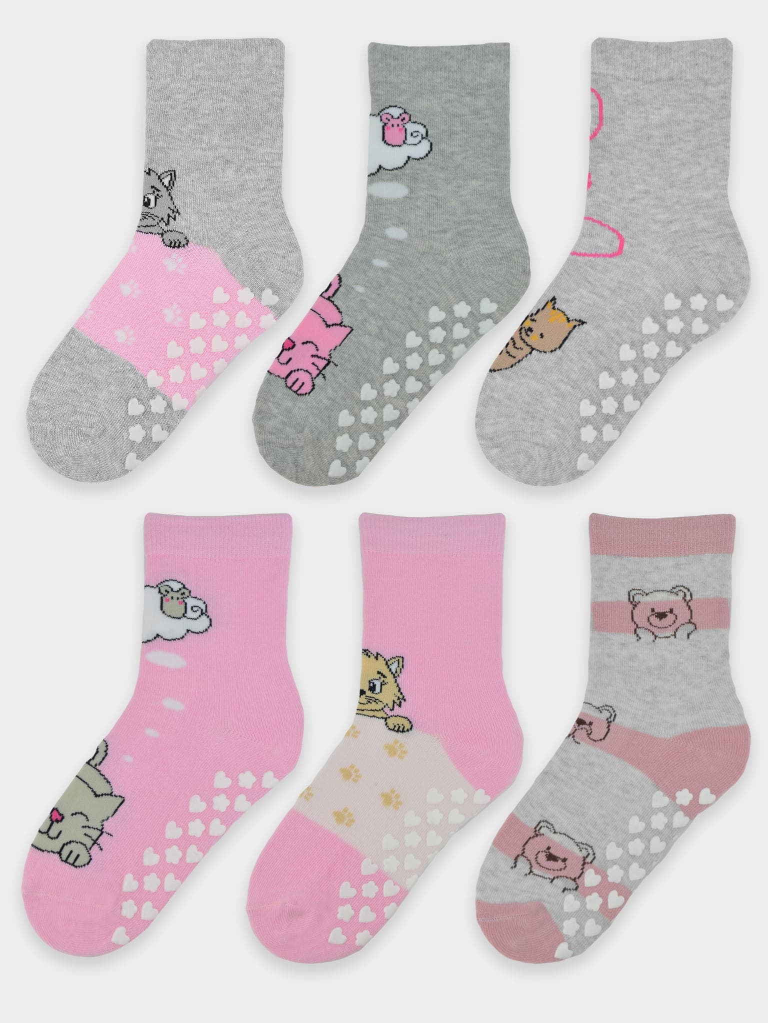 SKARPETY BAWEŁNIANE Z ABS SB007