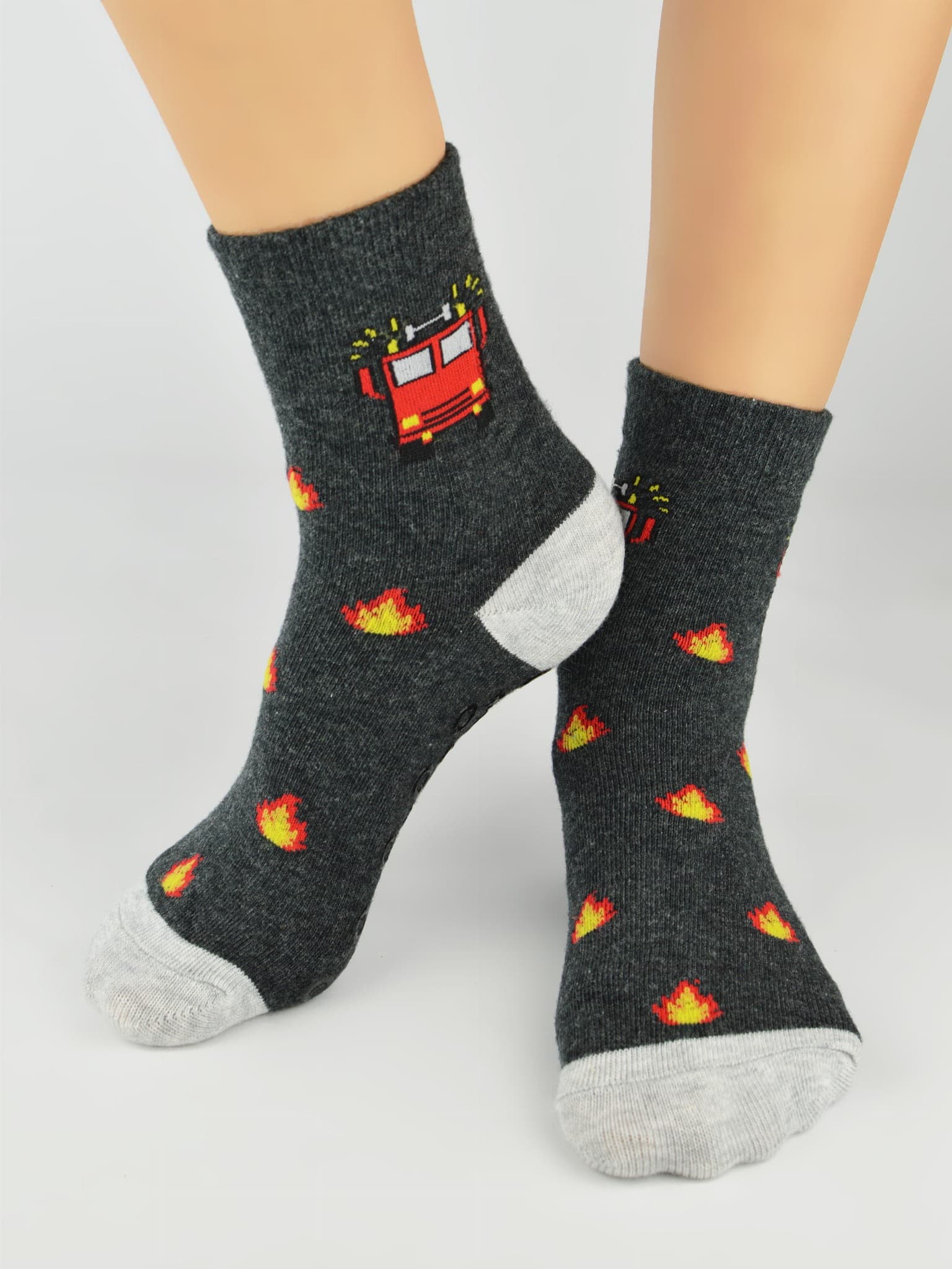 SKARPETY BAWEŁNIANE Z ABS SB007