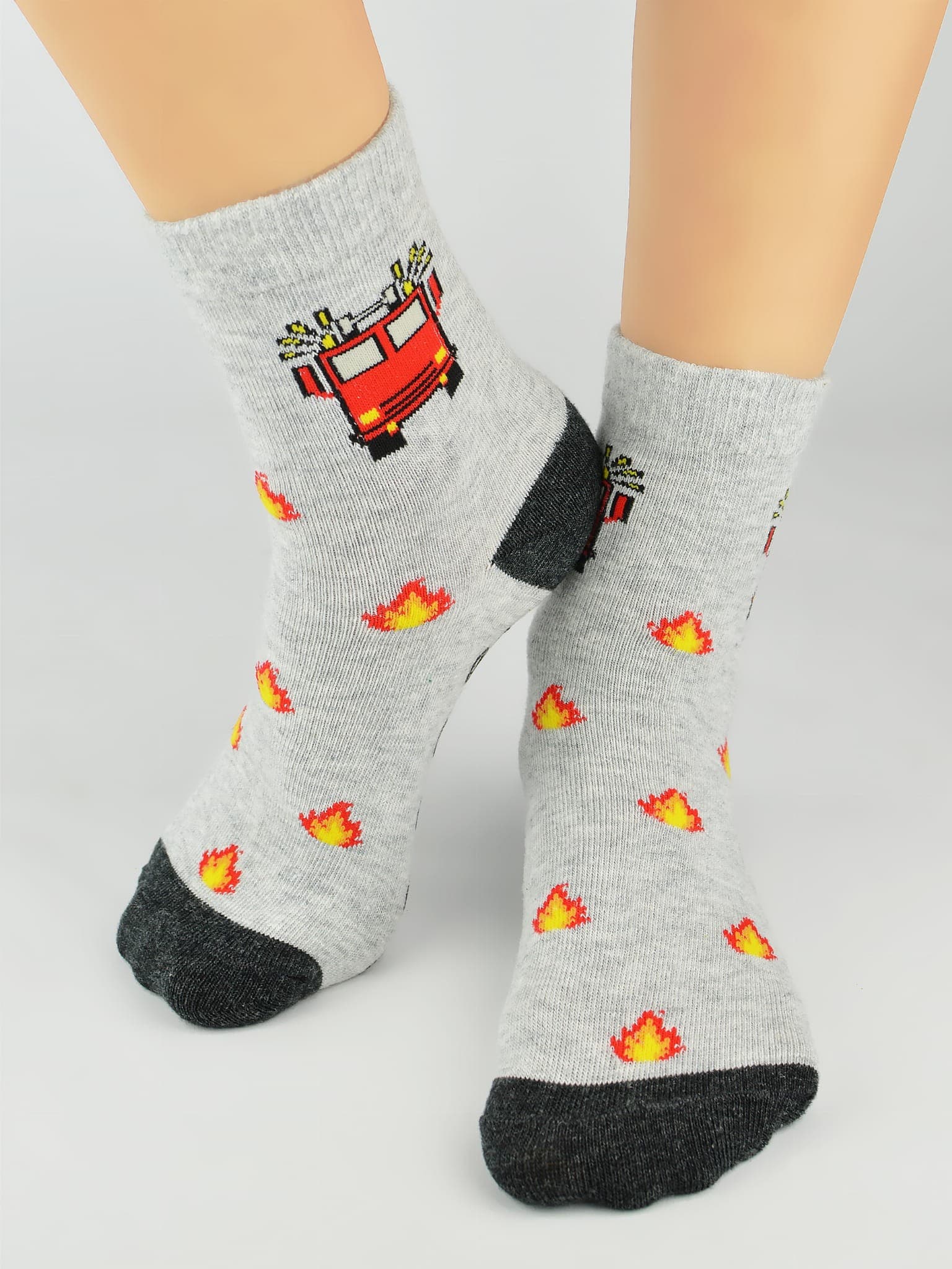 SKARPETY BAWEŁNIANE Z ABS SB007