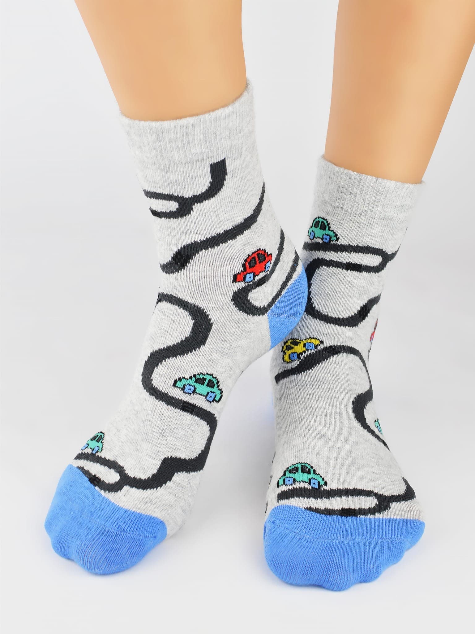 SKARPETY BAWEŁNIANE Z ABS SB007