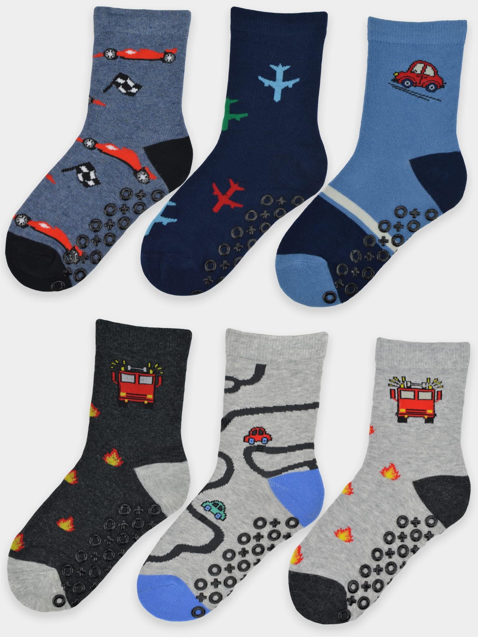 SKARPETY BAWEŁNIANE Z ABS SB007