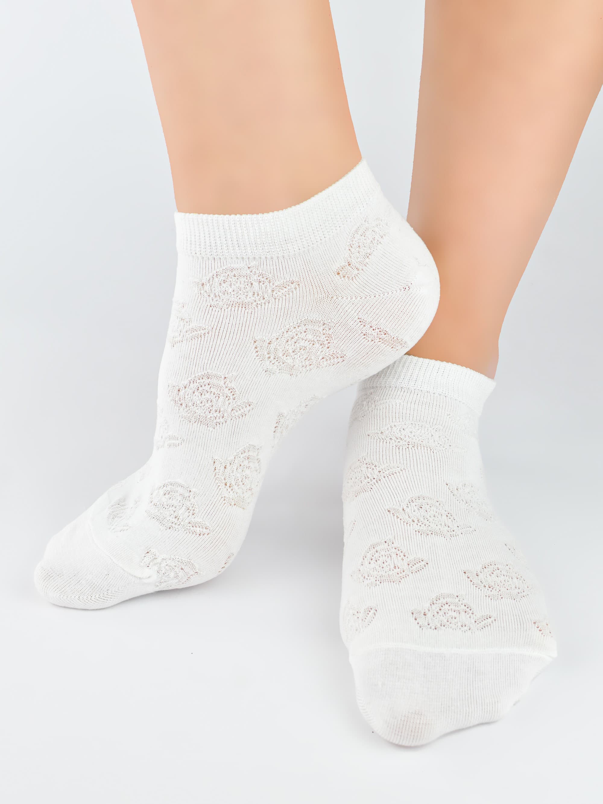 STOPKI DAMSKIE BAWEŁNIANE ST066