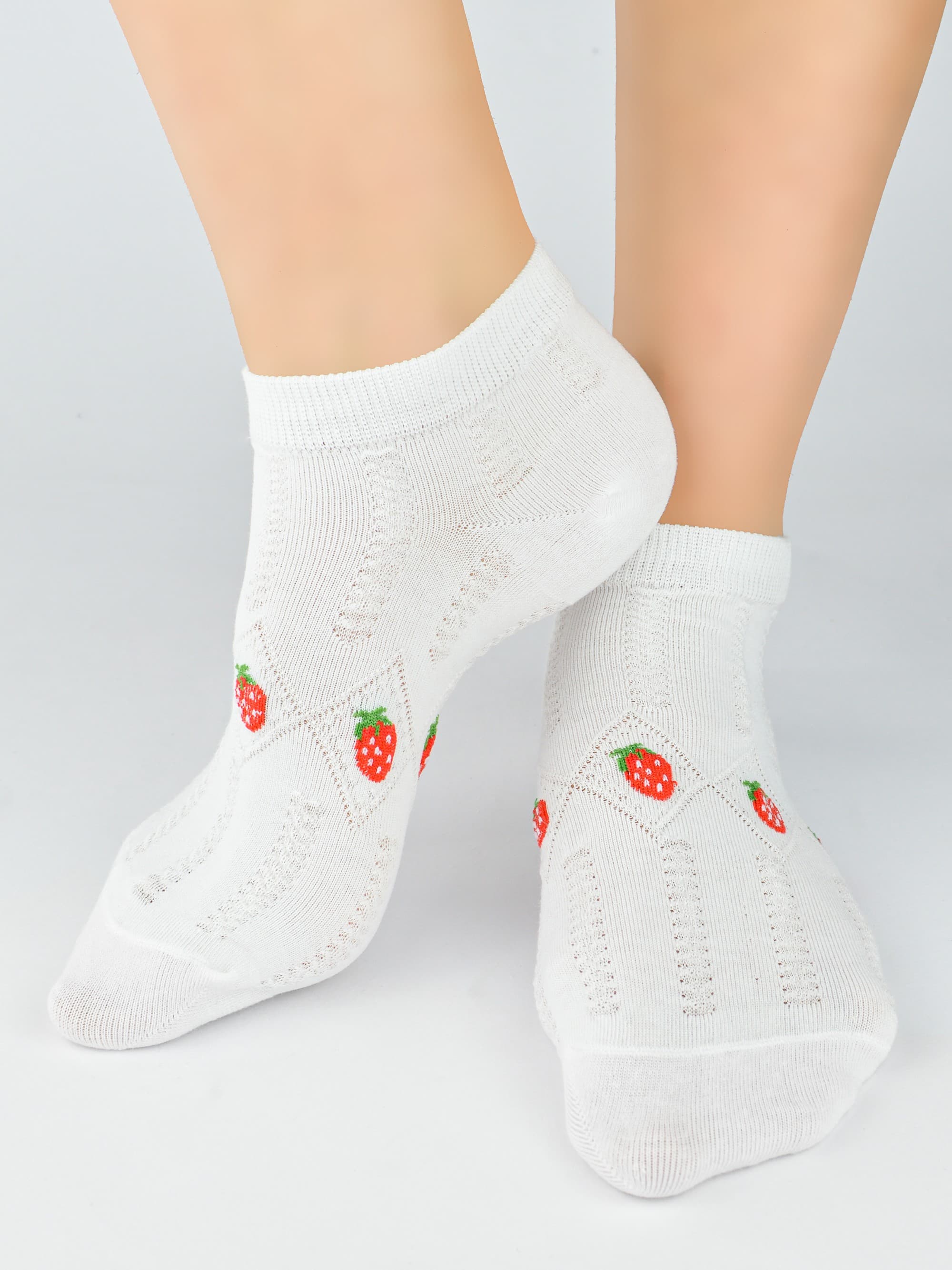 STOPKI DAMSKIE BAWEŁNIANE ST063