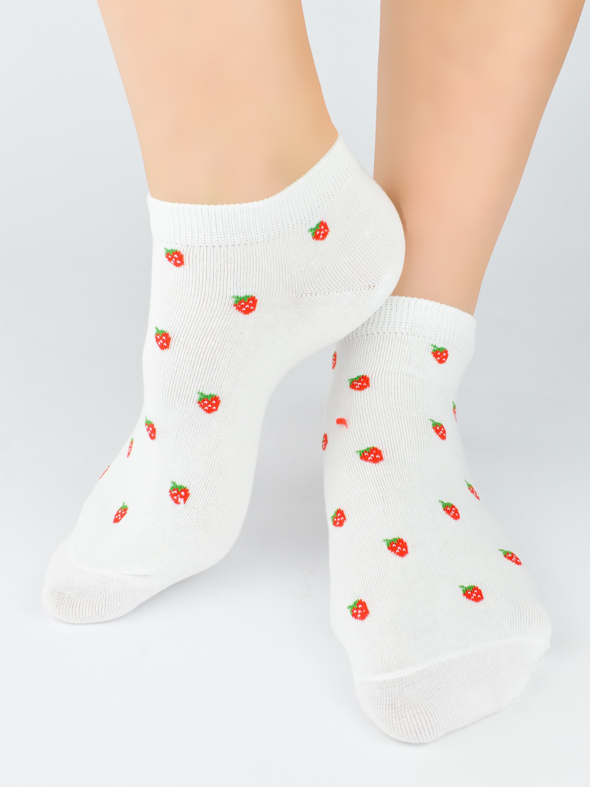 STOPKI DAMSKIE BAWEŁNIANE ST063