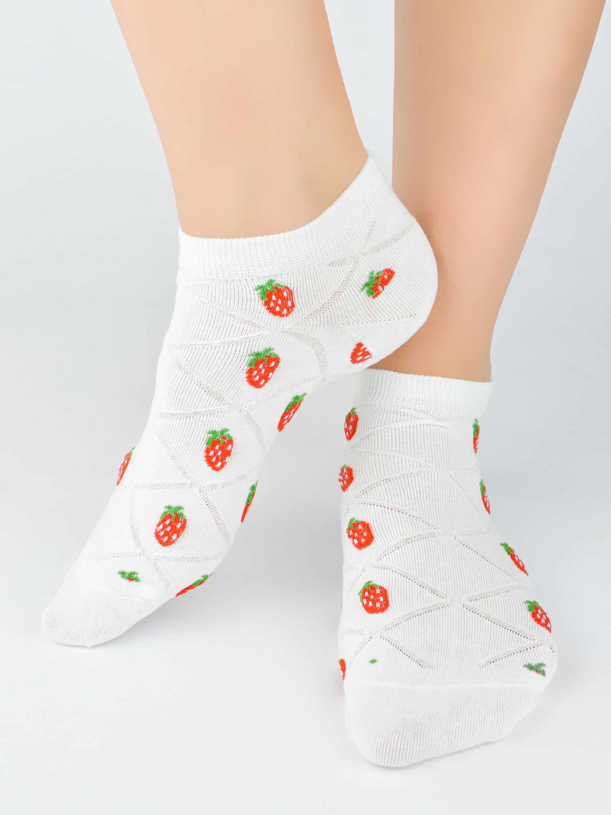 STOPKI DAMSKIE BAWEŁNIANE ST063