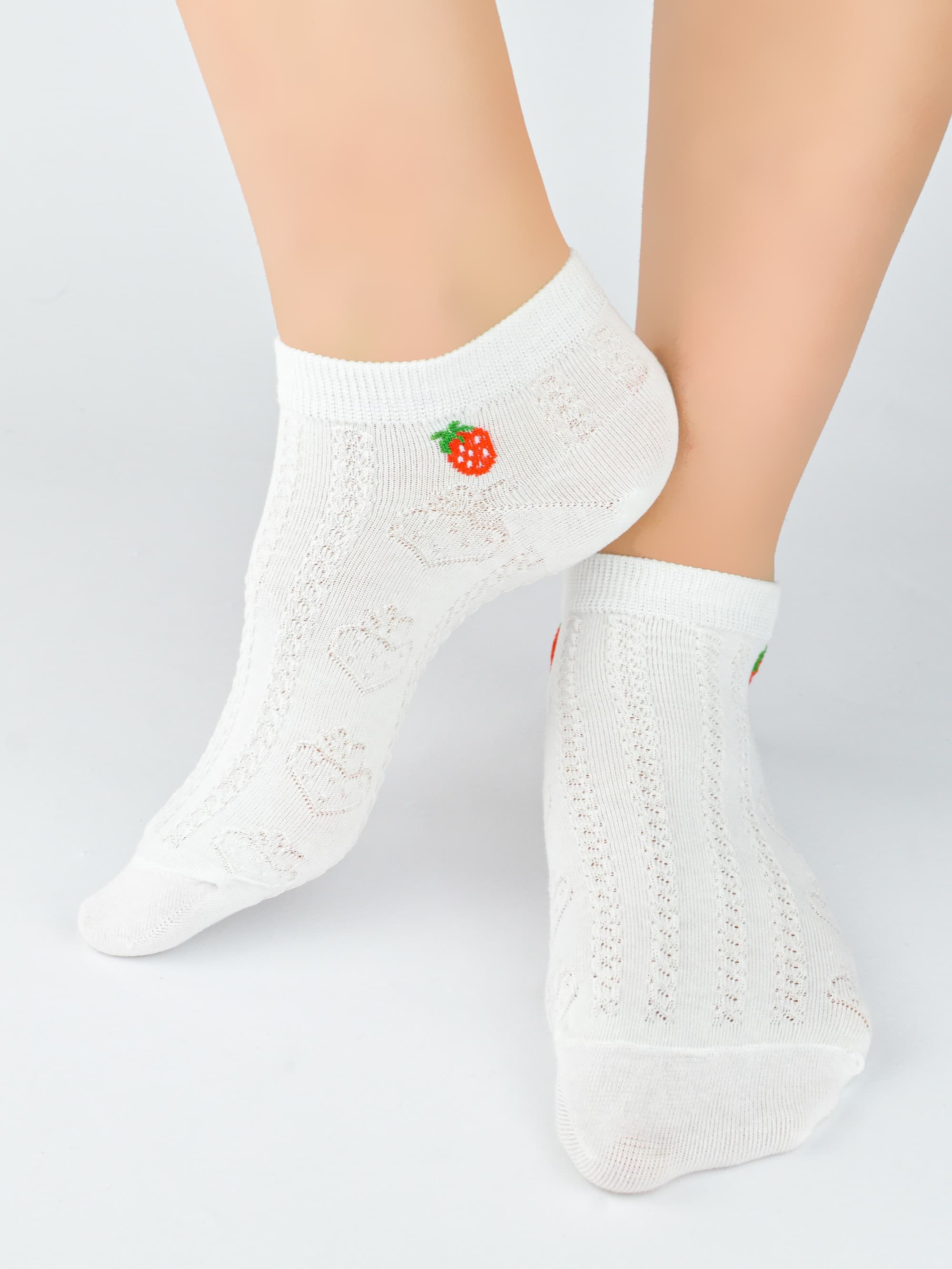 STOPKI DAMSKIE BAWEŁNIANE ST063