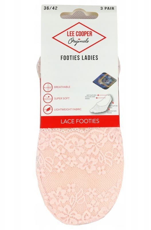 BALERINKI LEE COOPER KORONKA 3-PAK