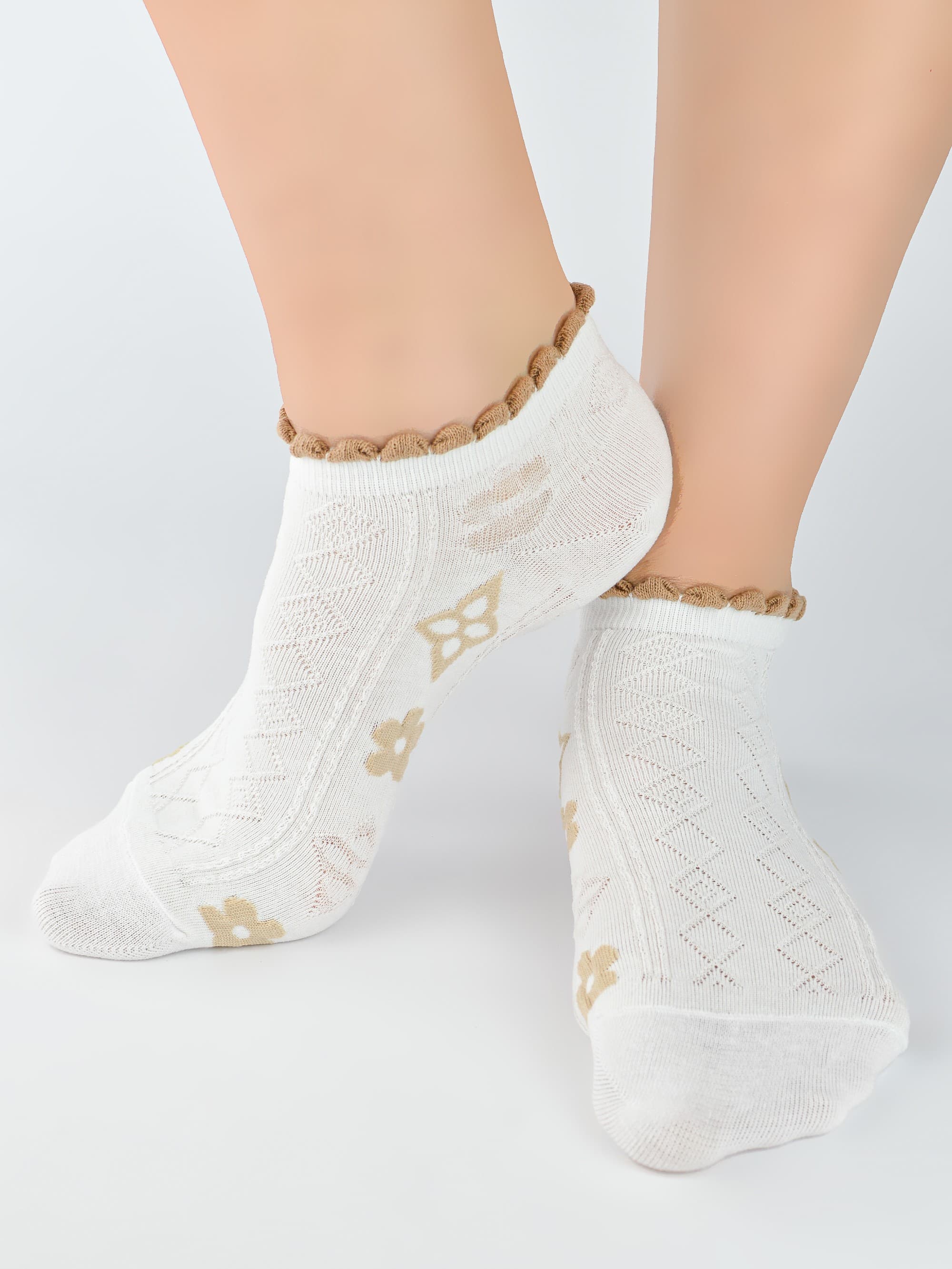 STOPKI DAMSKIE BAWEŁNIANE ST059