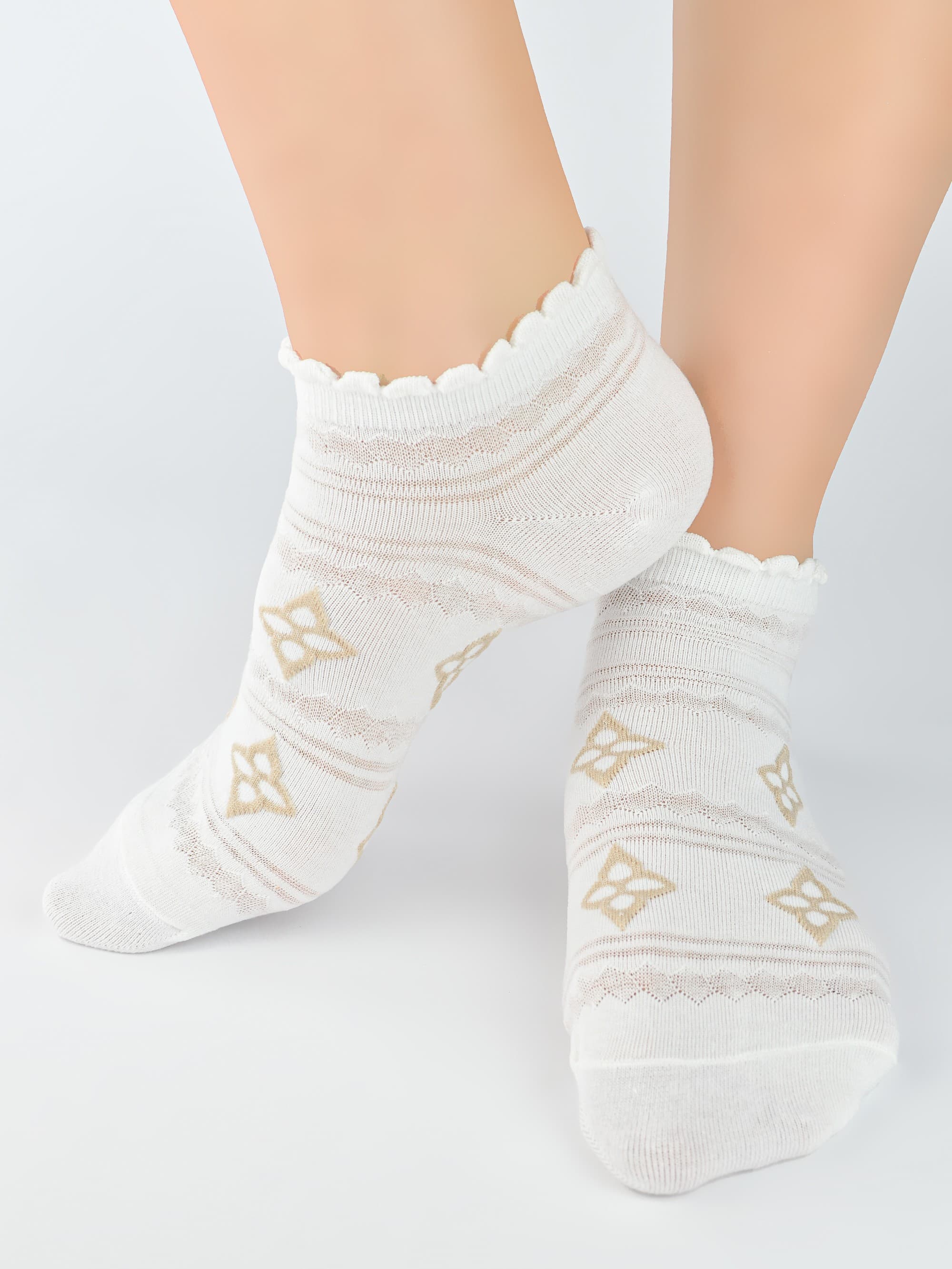 STOPKI DAMSKIE BAWEŁNIANE ST059