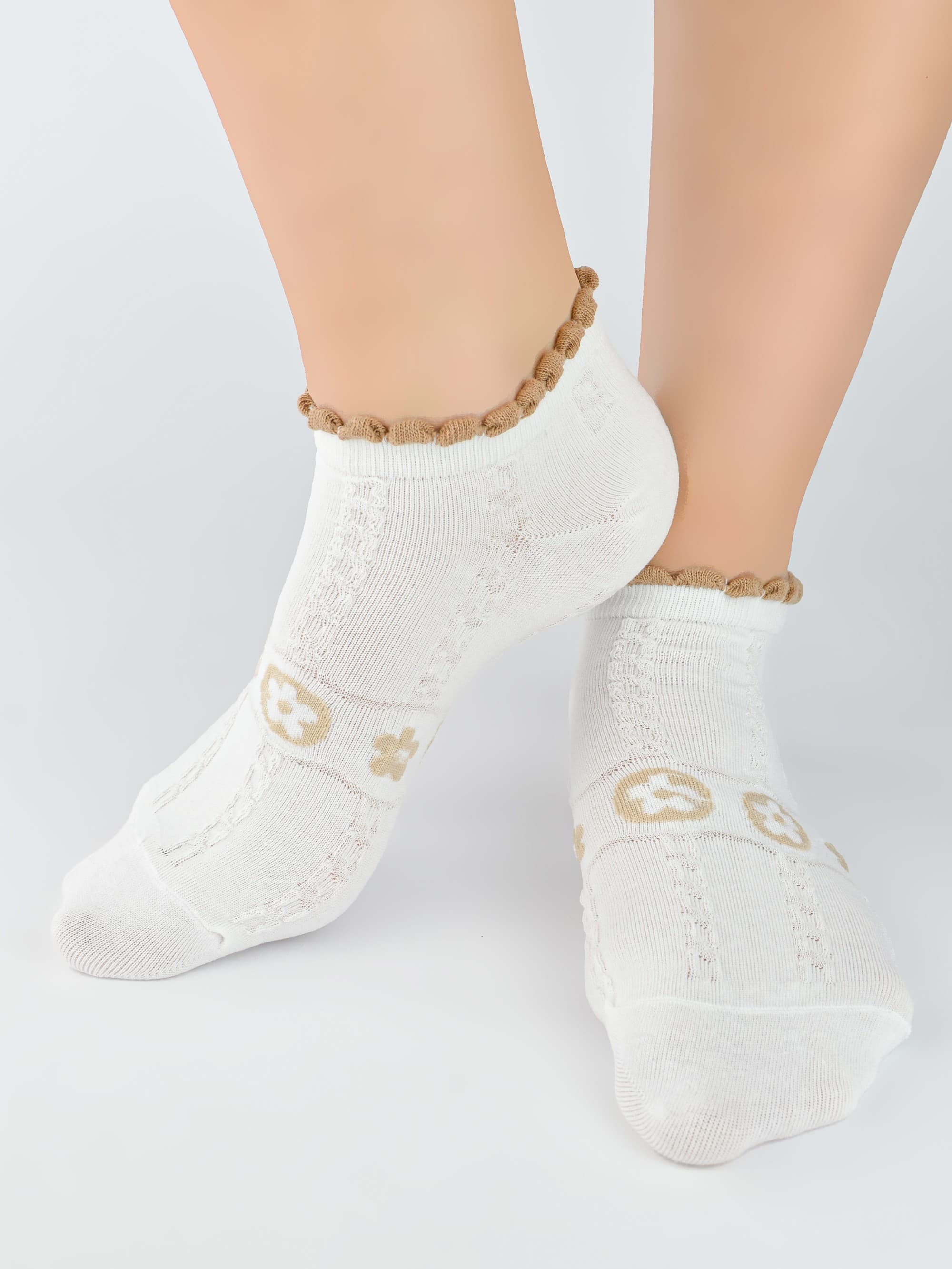 STOPKI DAMSKIE BAWEŁNIANE ST059