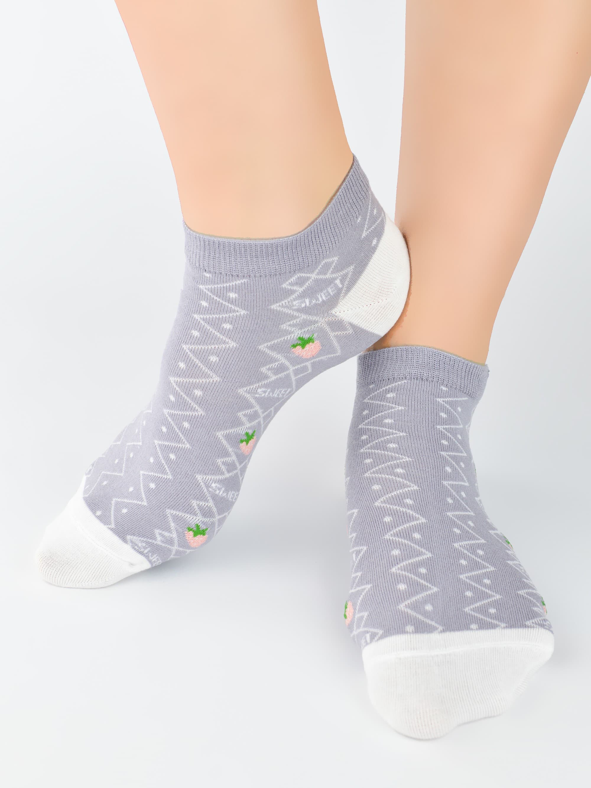 STOPKI DAMSKIE BAWEŁNIANE ST057