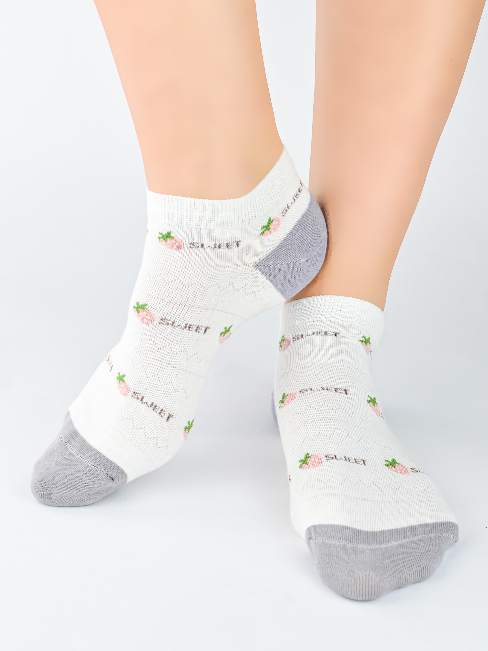 STOPKI DAMSKIE BAWEŁNIANE ST057