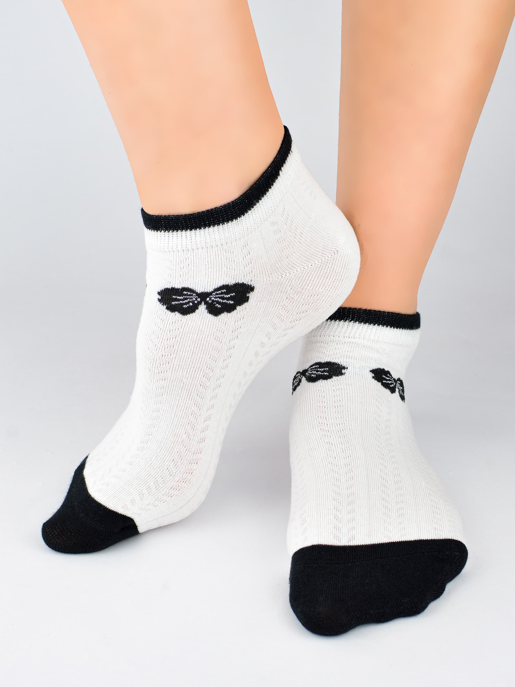 STOPKI DAMSKIE BAWEŁNIANE ST068