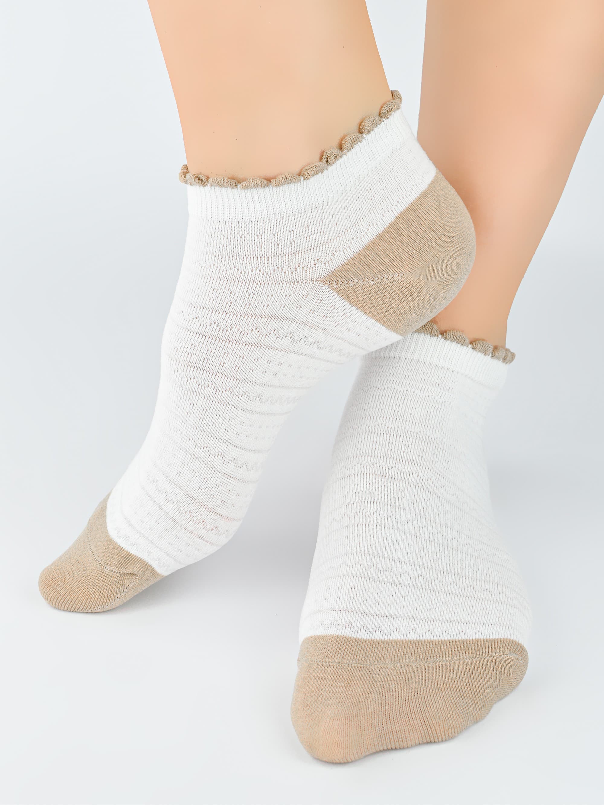 STOPKI DAMSKIE BAWEŁNIANE ST056