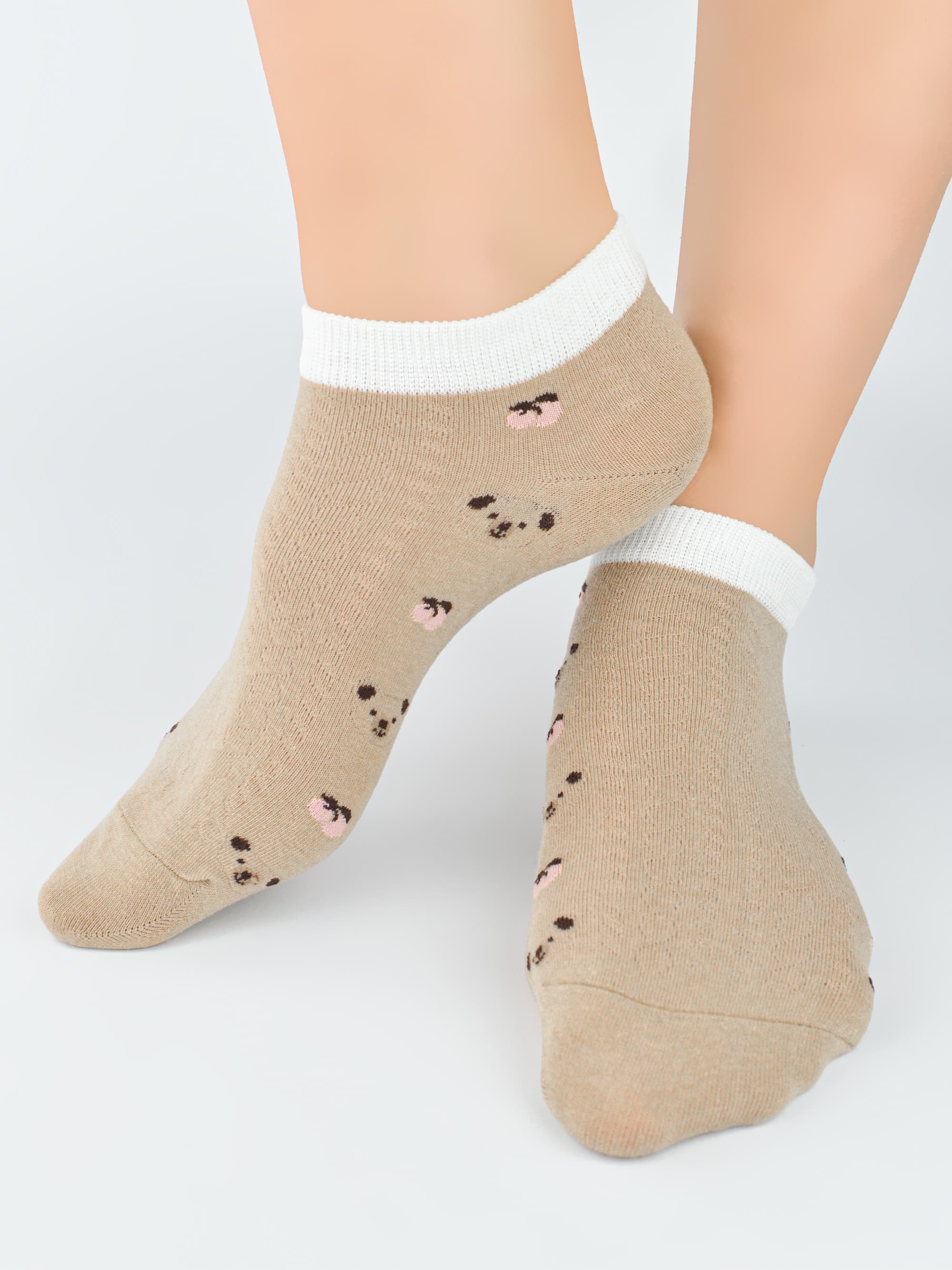 STOPKI DAMSKIE BAWEŁNIANE ST056