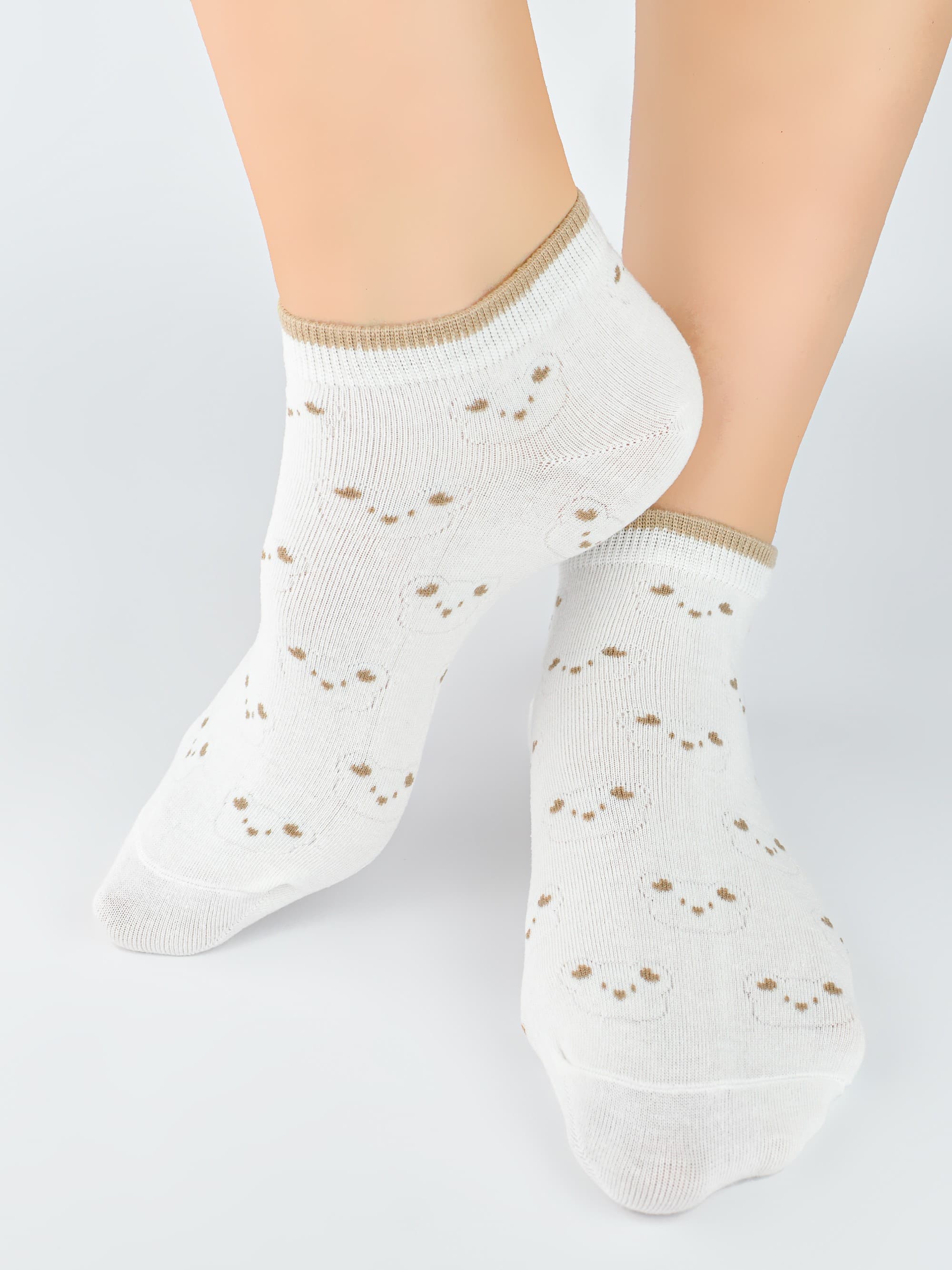 STOPKI DAMSKIE BAWEŁNIANE ST056