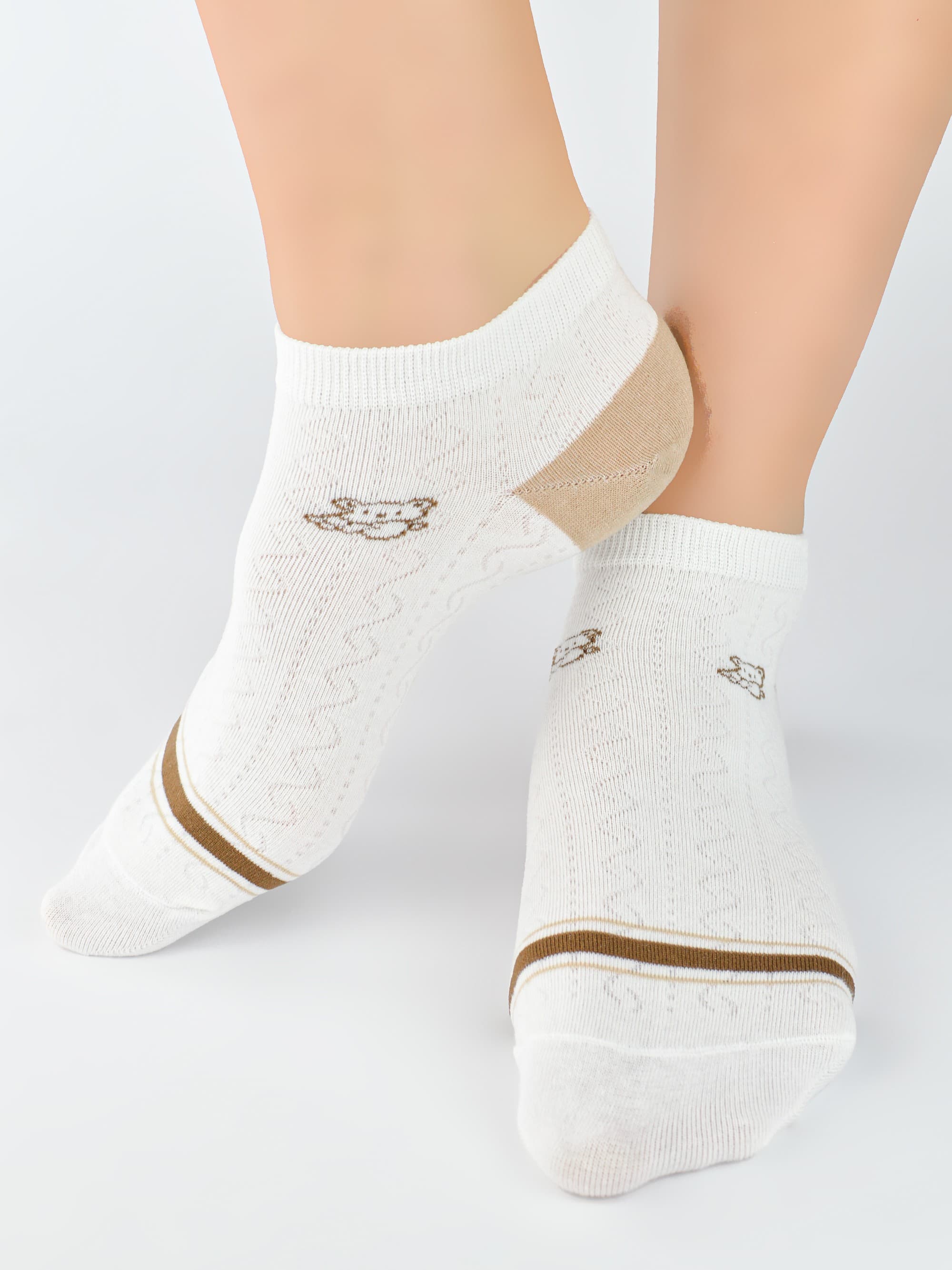 STOPKI DAMSKIE BAWEŁNIANE ST055