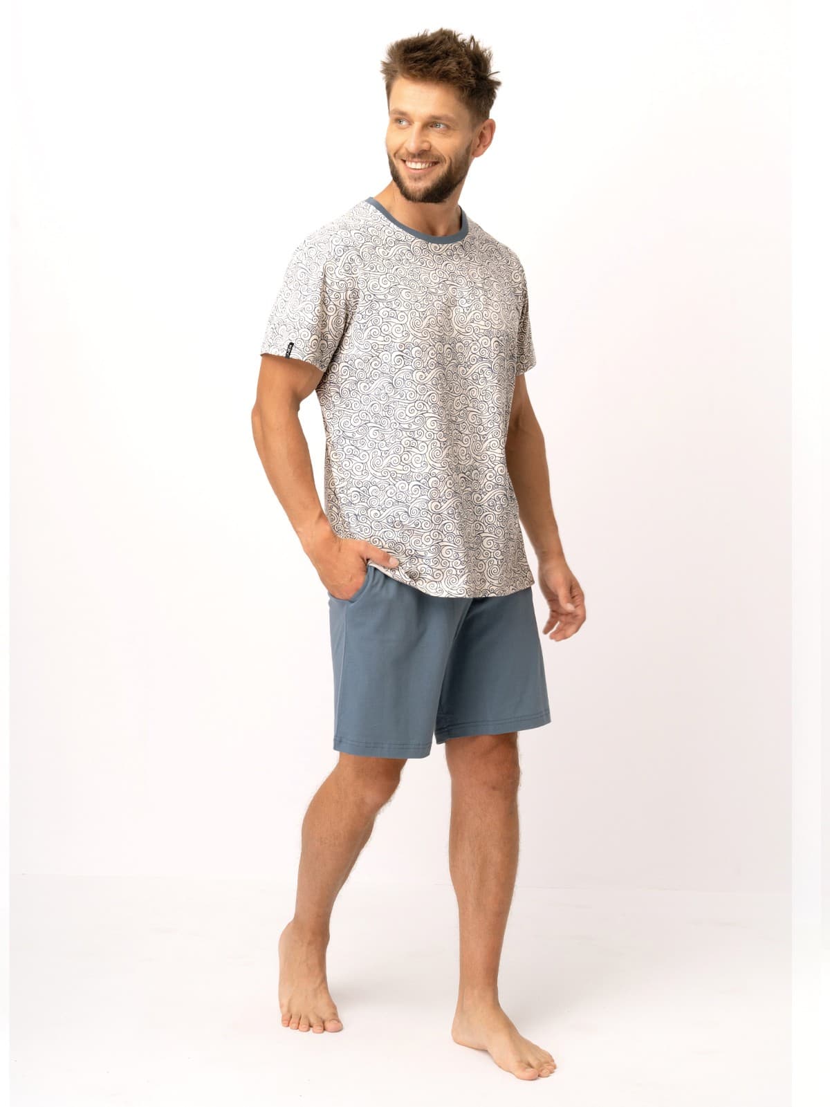 PIŻAMA MĘSKA MNS 748 KR