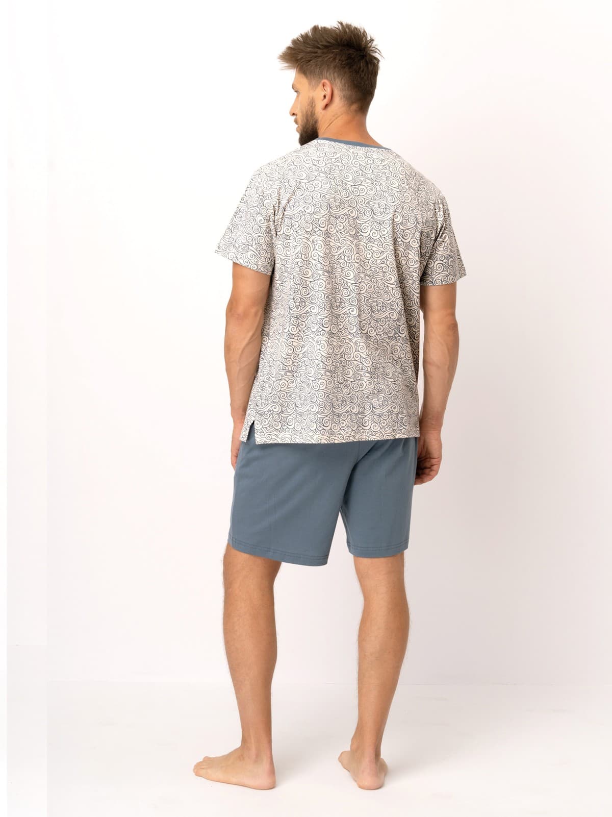 PIŻAMA MĘSKA MNS 748 KR R.3XL-4XL